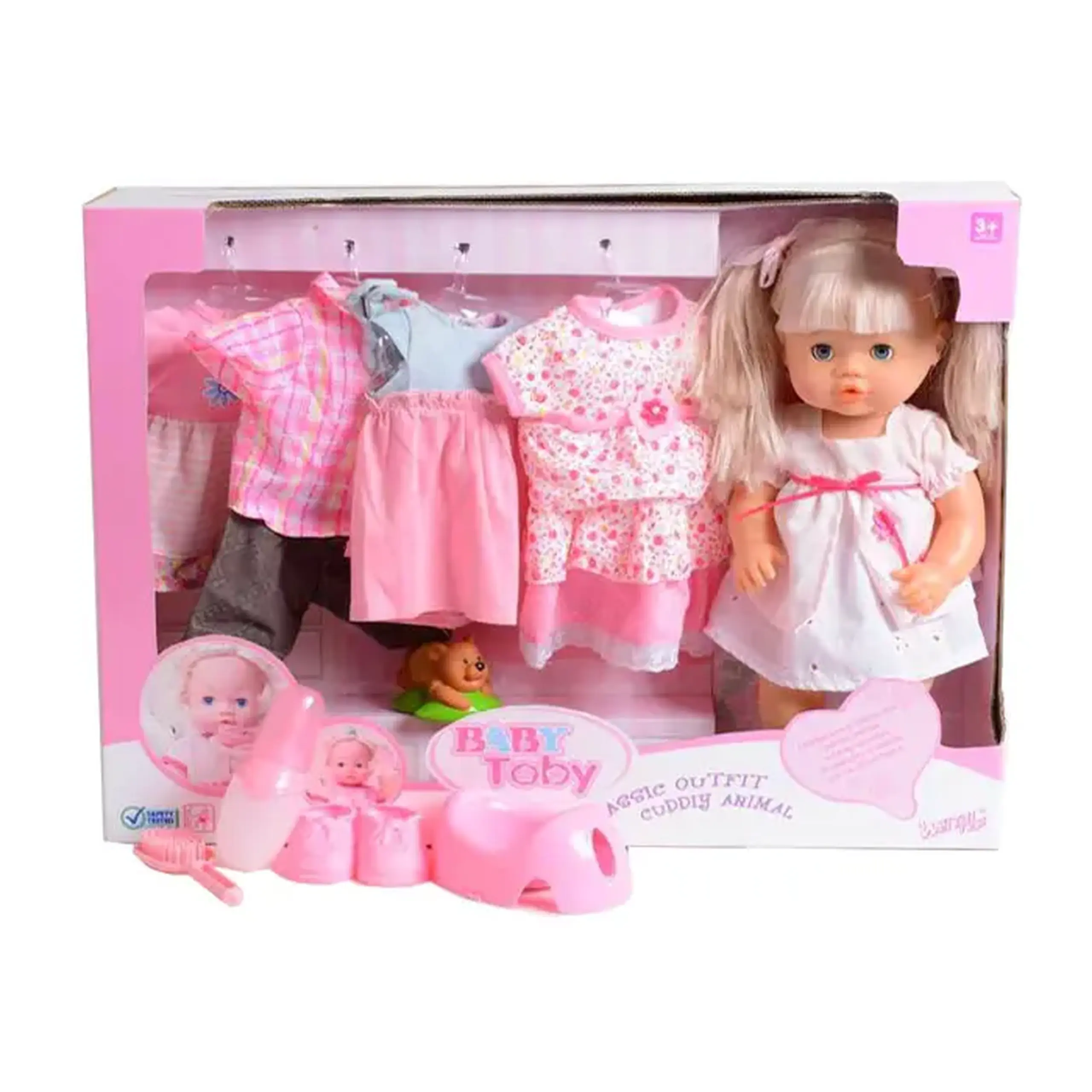 Set păpuşă cu rochiţe 30800-2B