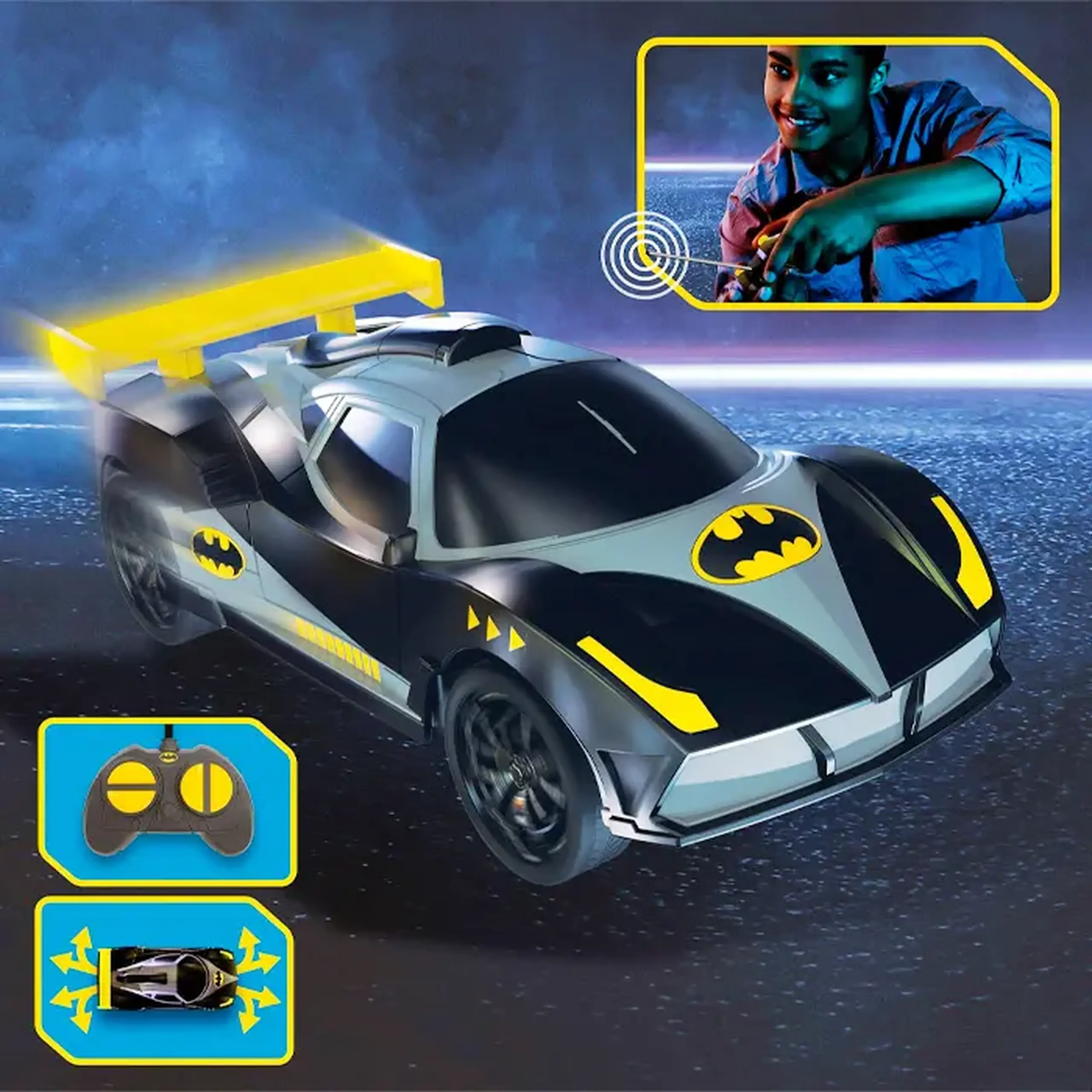 Masina cu R/C Batman Racer 1:28 BTDCRC1