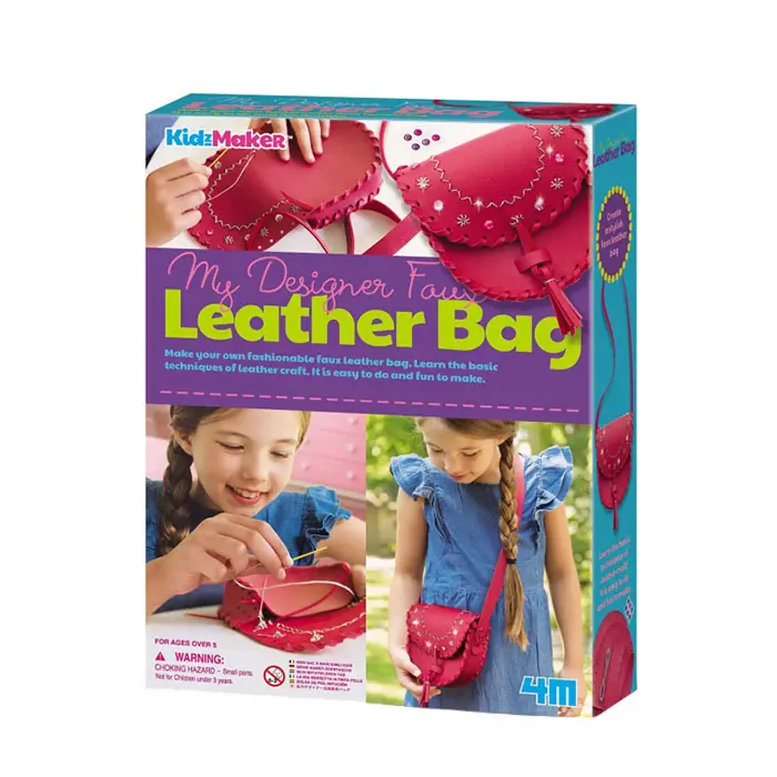 Set creativ 4M Leather Bag 00-04741
