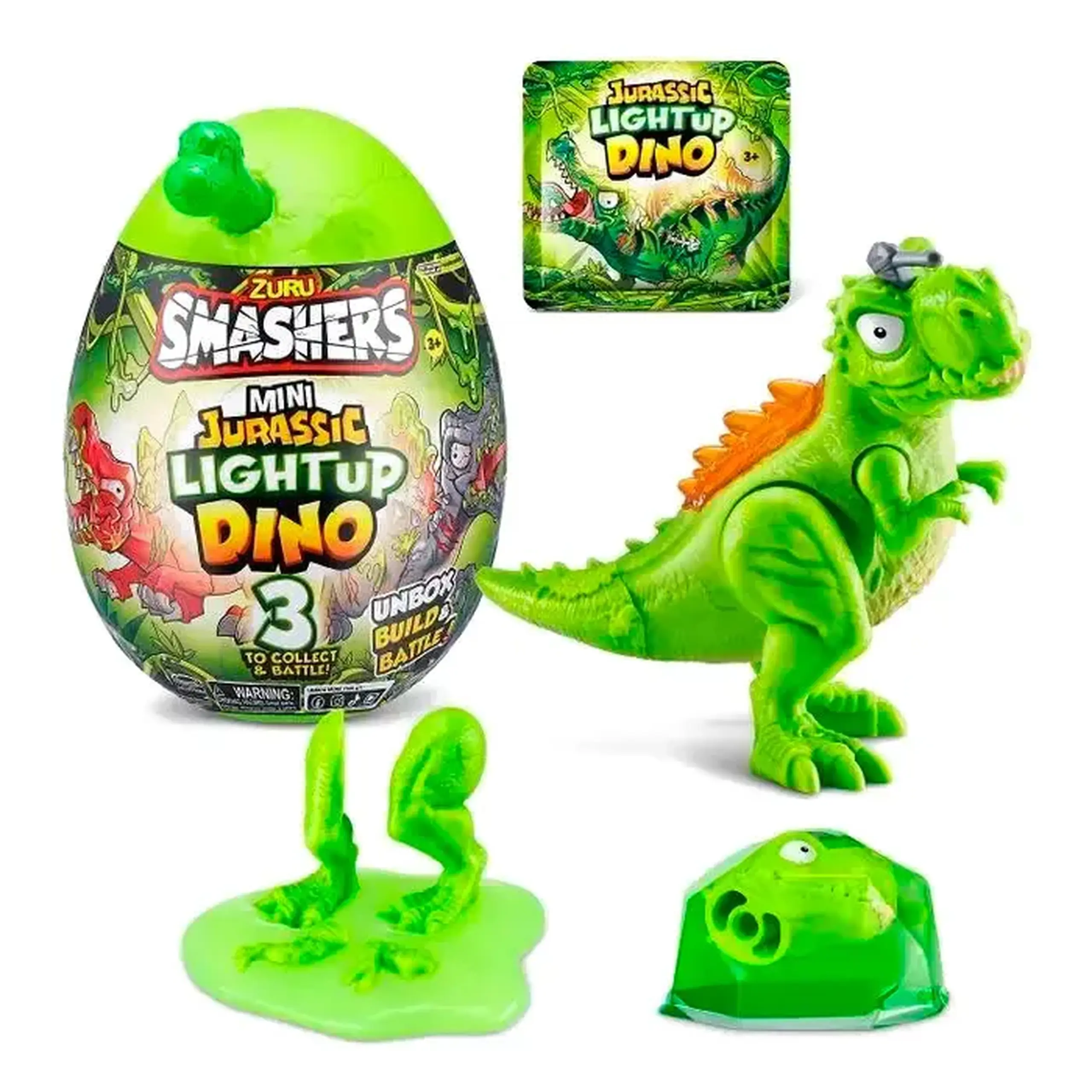 Ou-surpriza "Smashers" Jurassic Light-Up Dino "medium" 74107