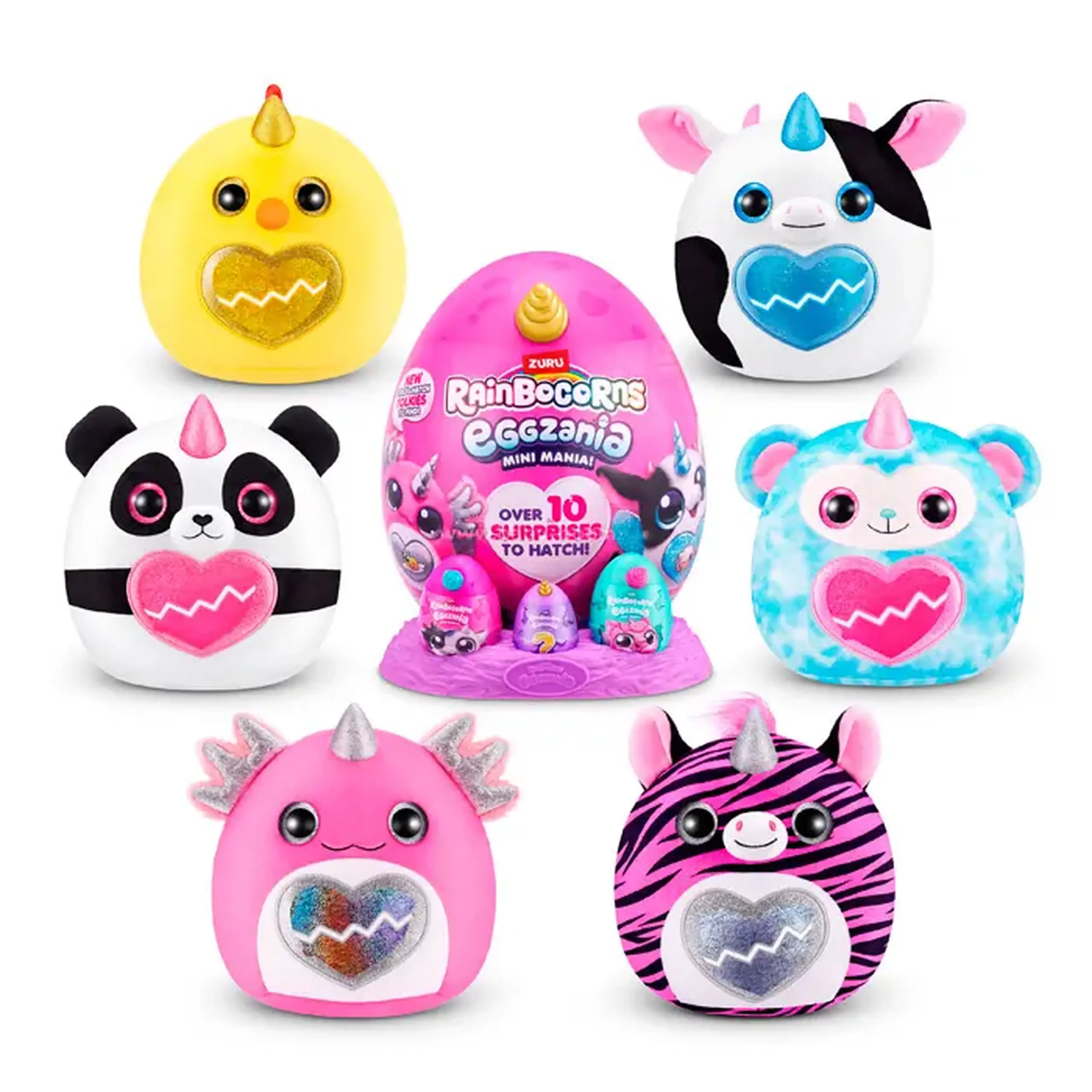 Ou-surpriza "Rainbocorns" Eggzania 9296