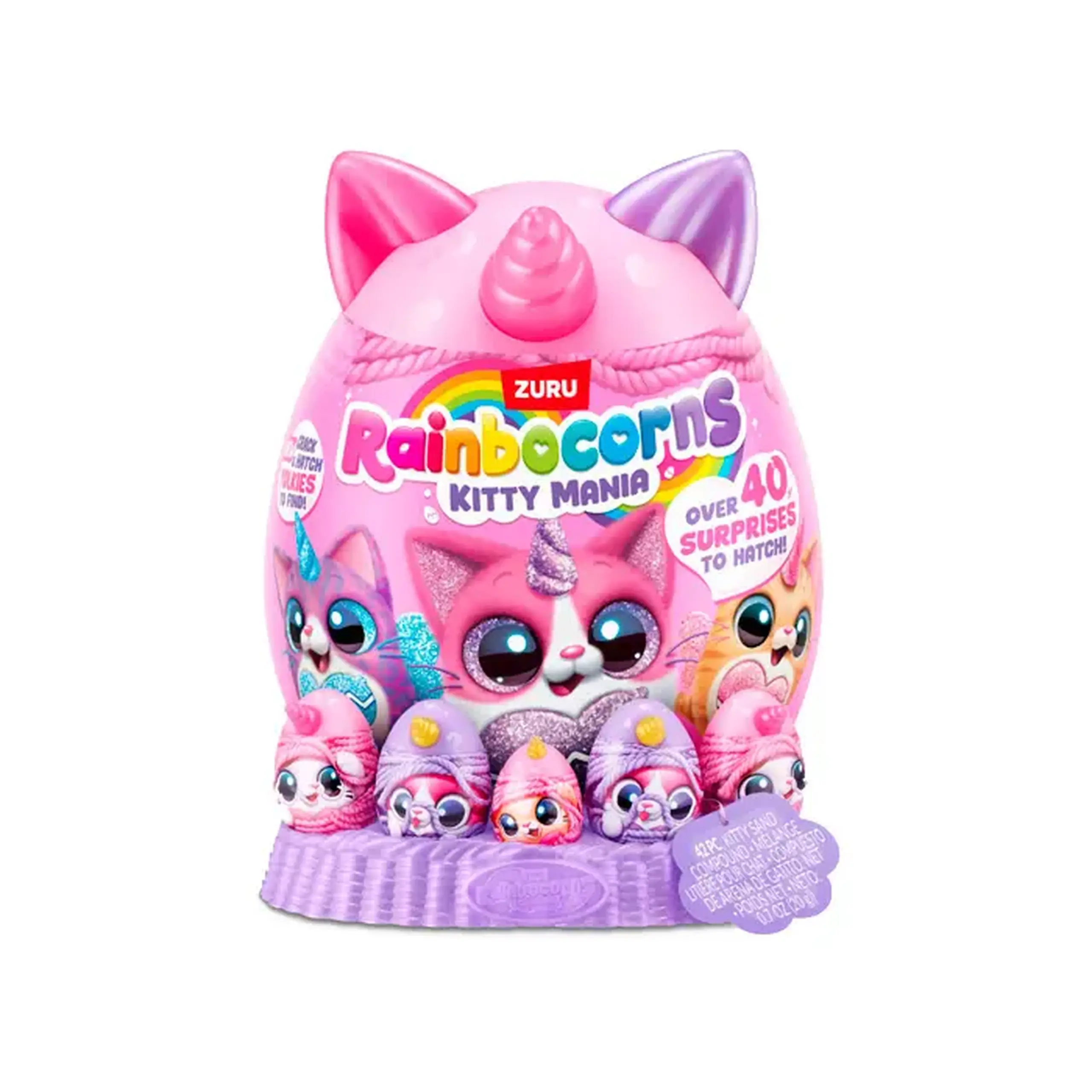 Ou-surpriza Rainbocorns "Eggzania Kittymania" 92125