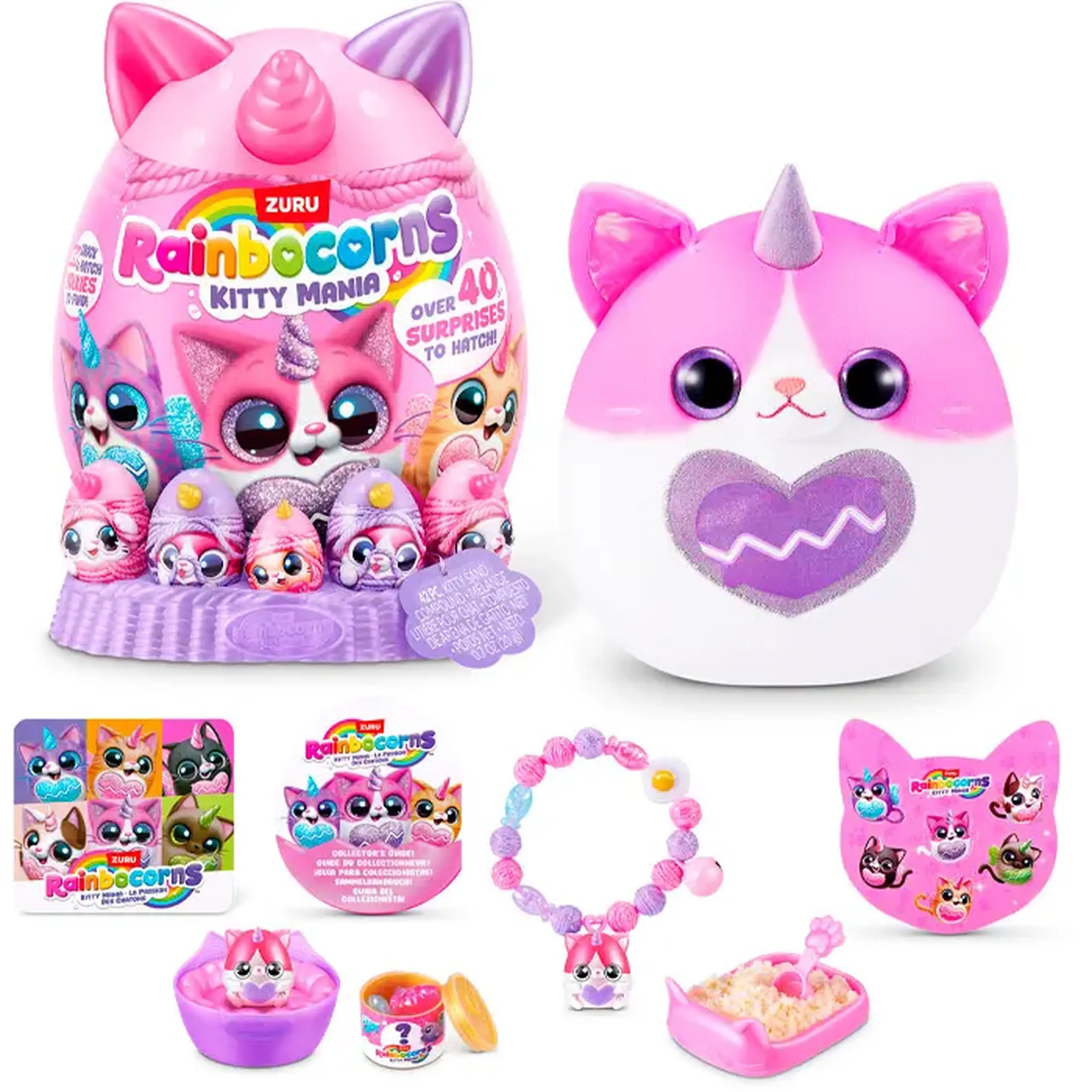 Ou-surpriza Rainbocorns "Eggzania Kittymania" 92125