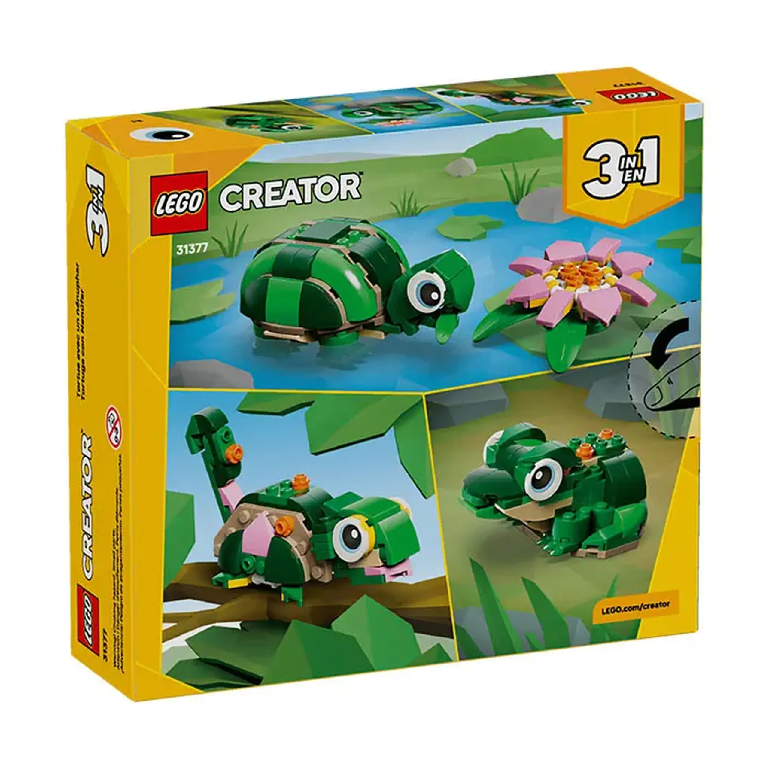 Lego Creator 3-in-1 Broasca-testoasa 31377