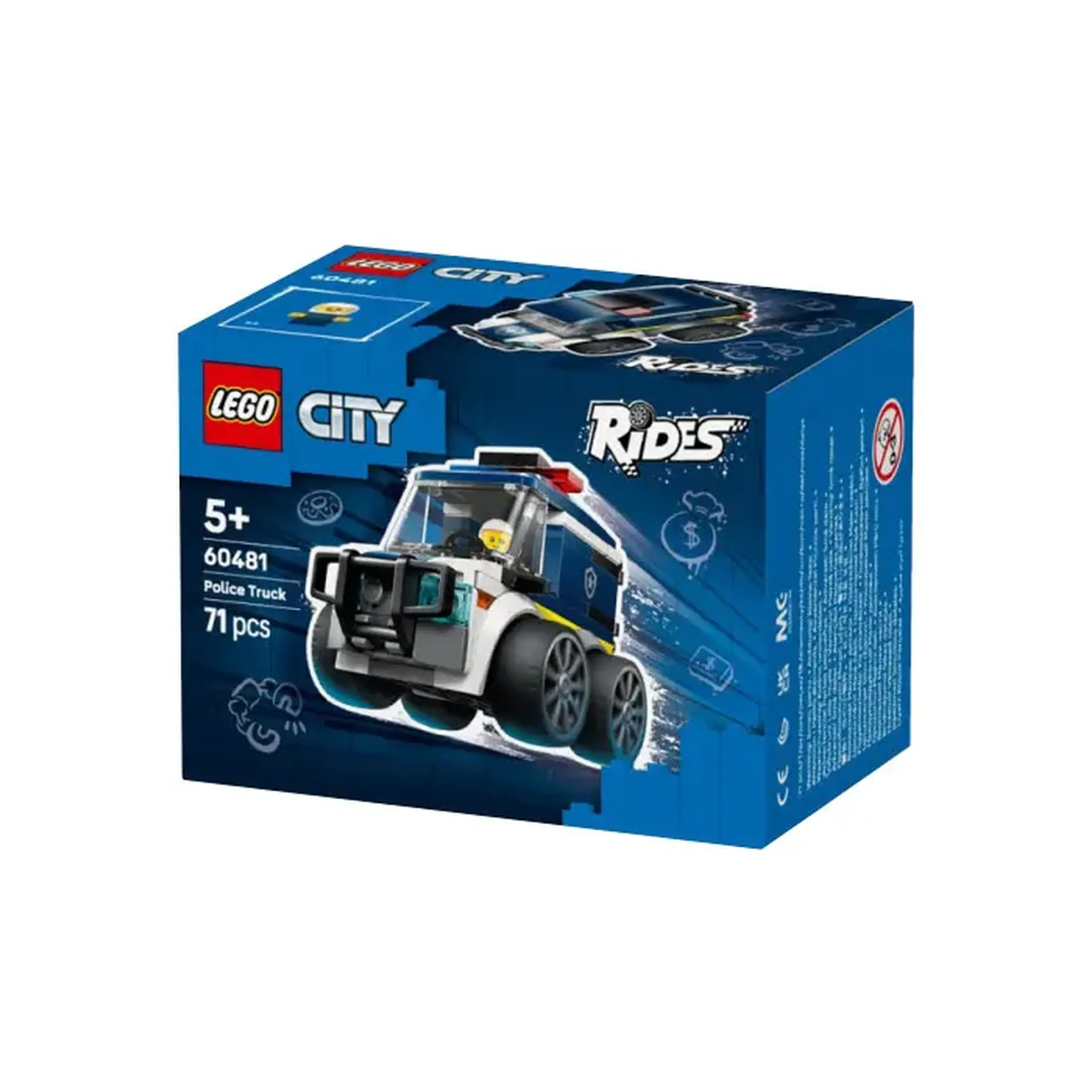 Lego City Rides Camioneta de politie 60481
