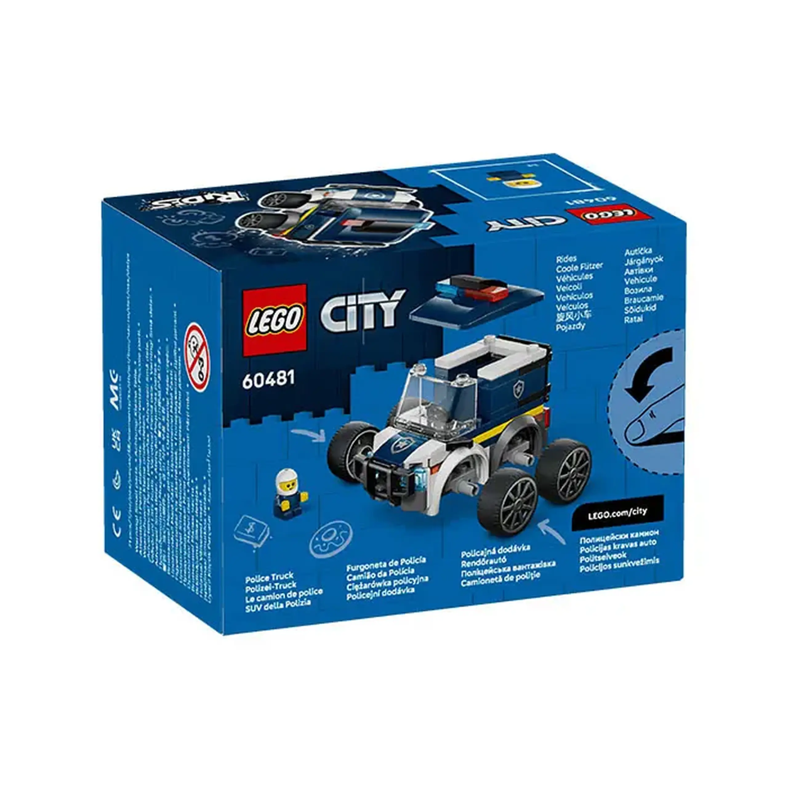 Lego City Rides Camioneta de politie 60481