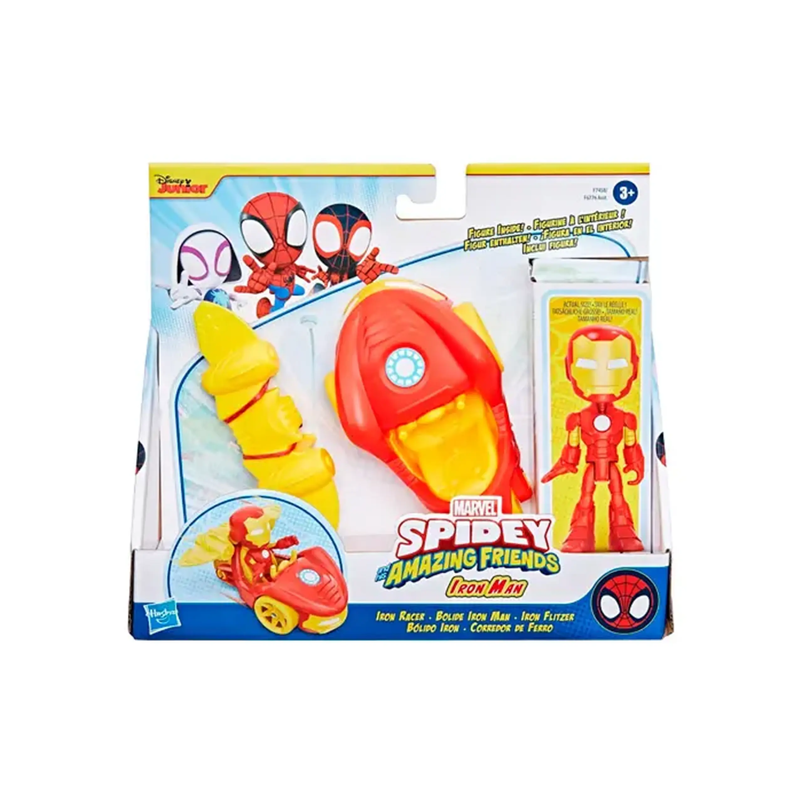 Set de joc masina + figurina Iron-Man F7458