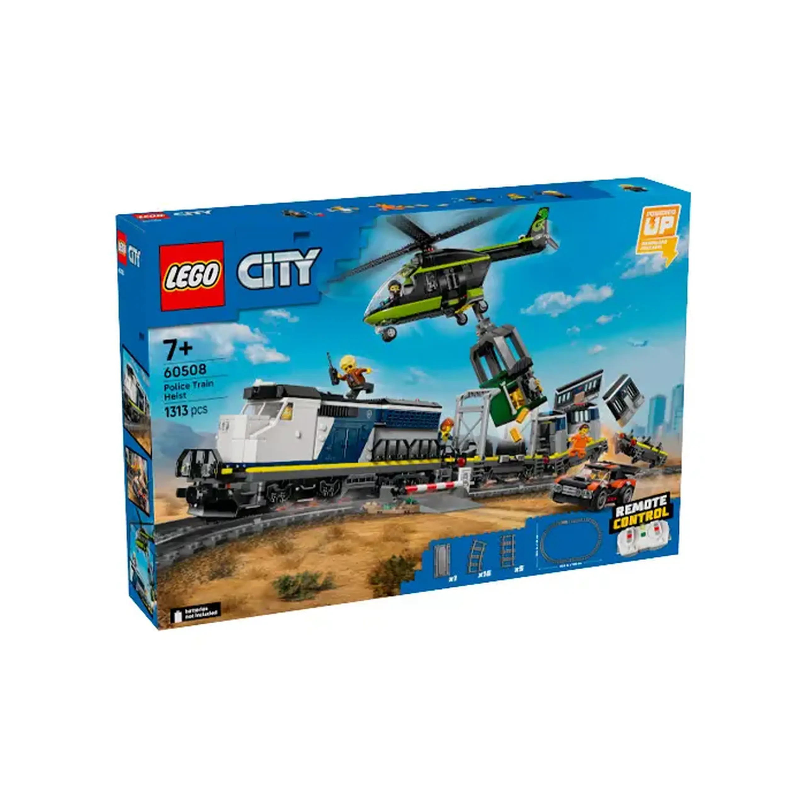 Lego City RC Jaf in trenul politiei 60508