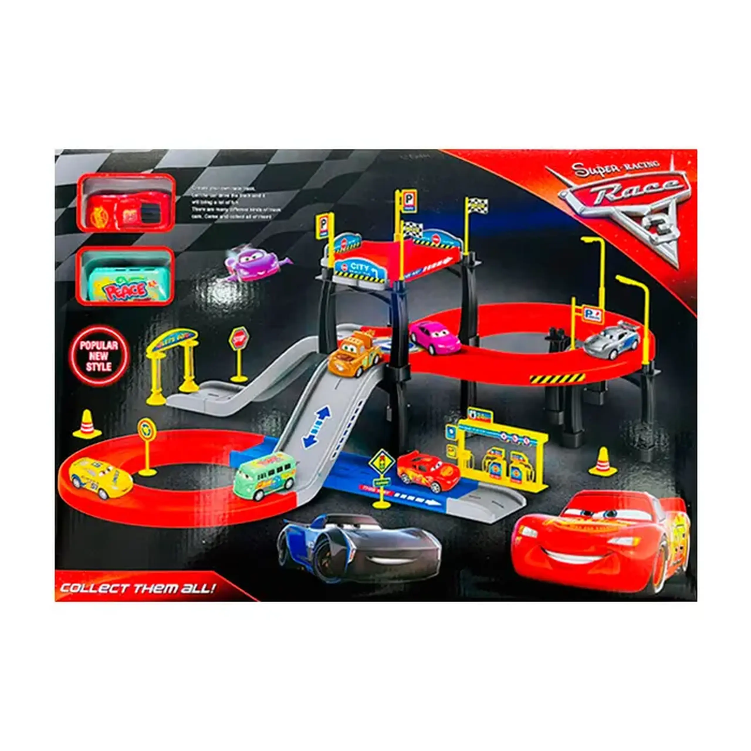 Set pista "Cars" 757-43