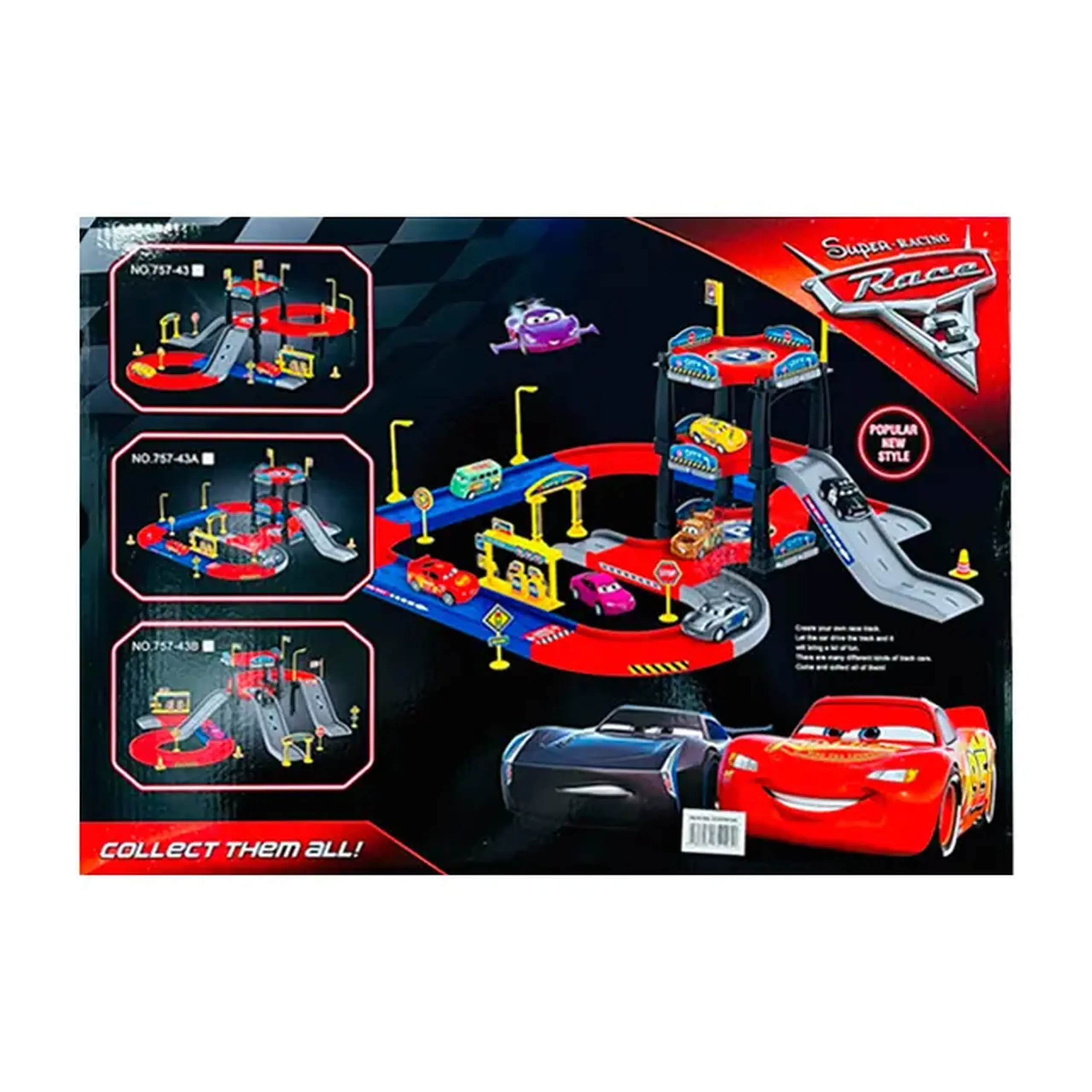 Set pista "Cars" 757-43