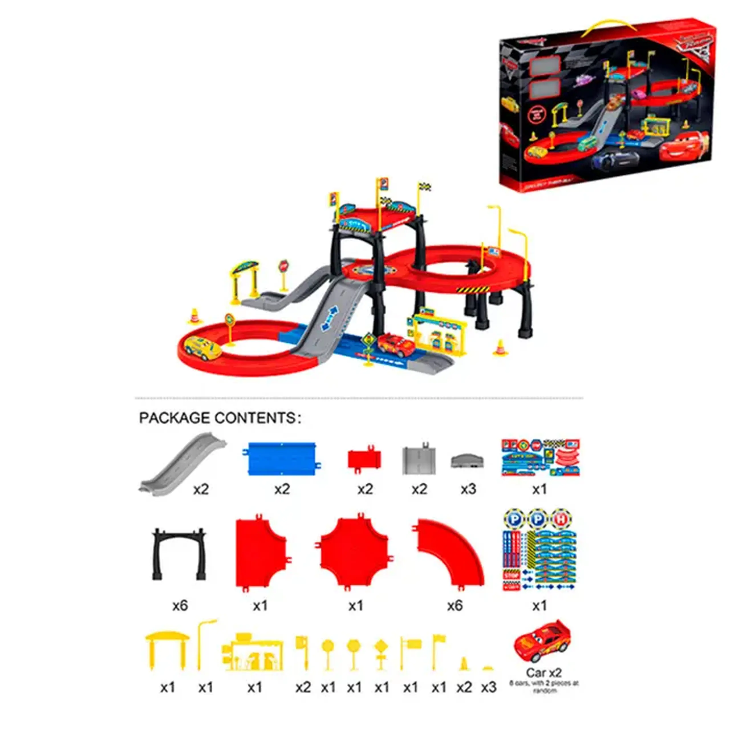 Set pista "Cars" 757-43