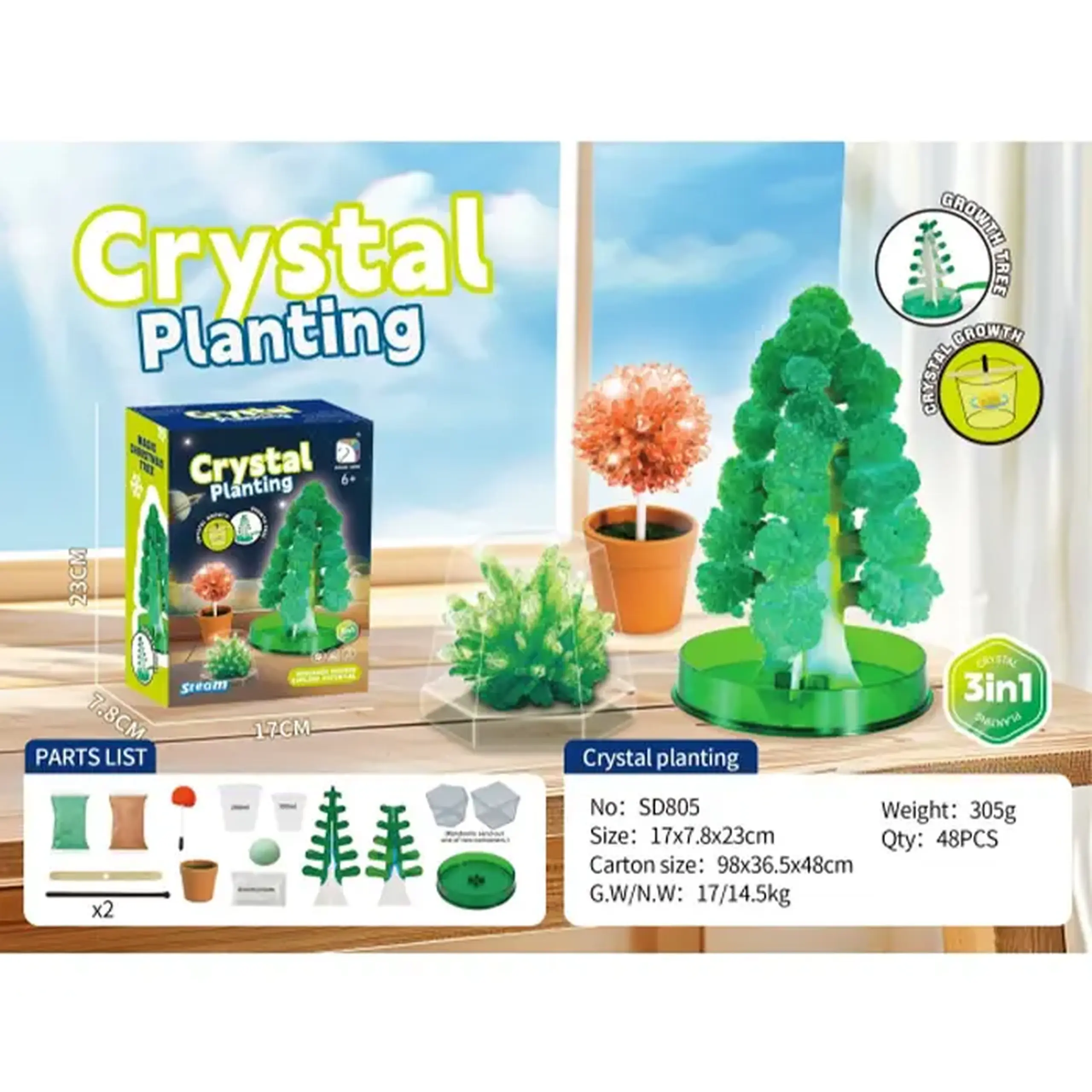 Set a crea cristale SD805