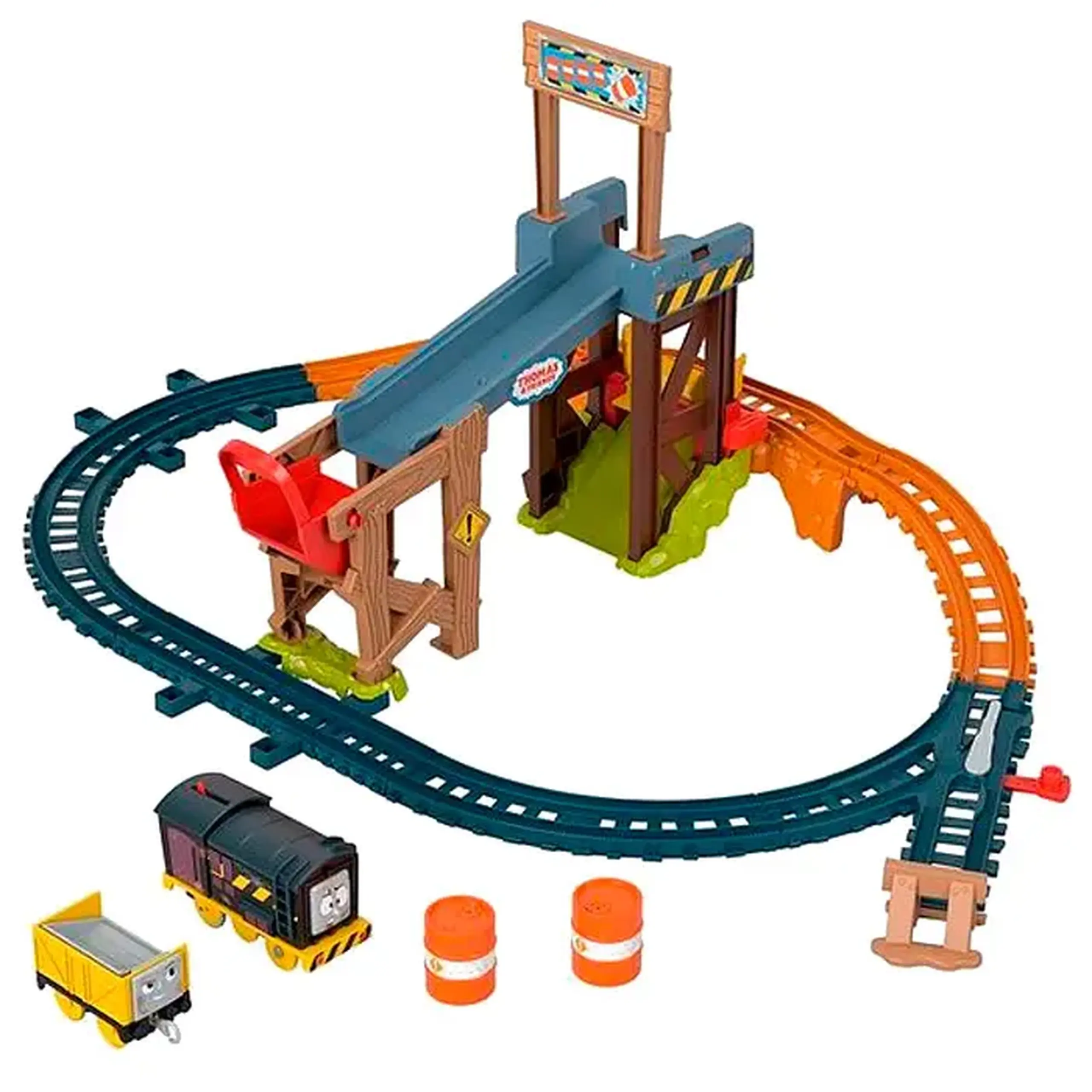 Calea ferata Thomas Aventurile lui Diesel pe un santier JBW20