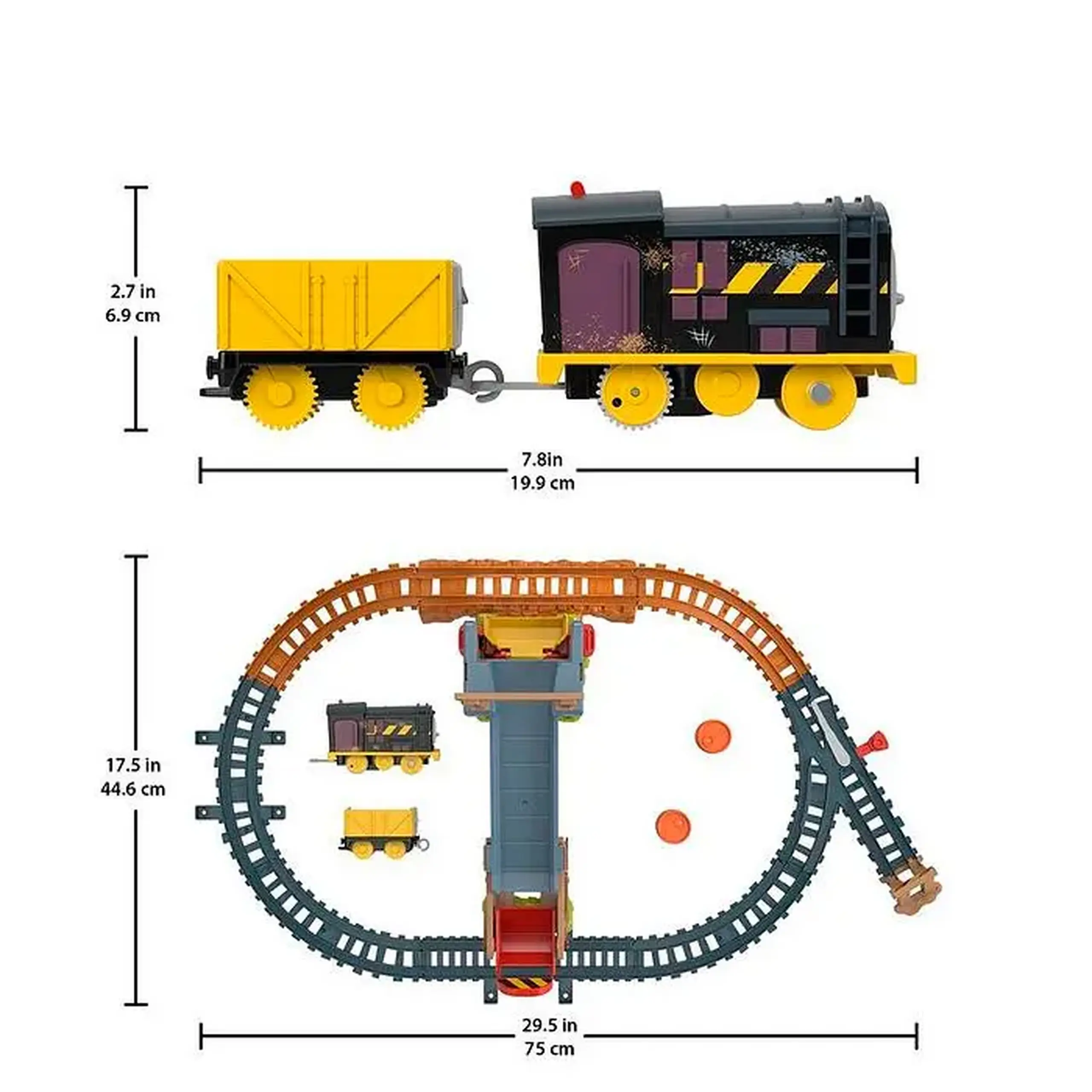 Calea ferata Thomas Aventurile lui Diesel pe un santier JBW20