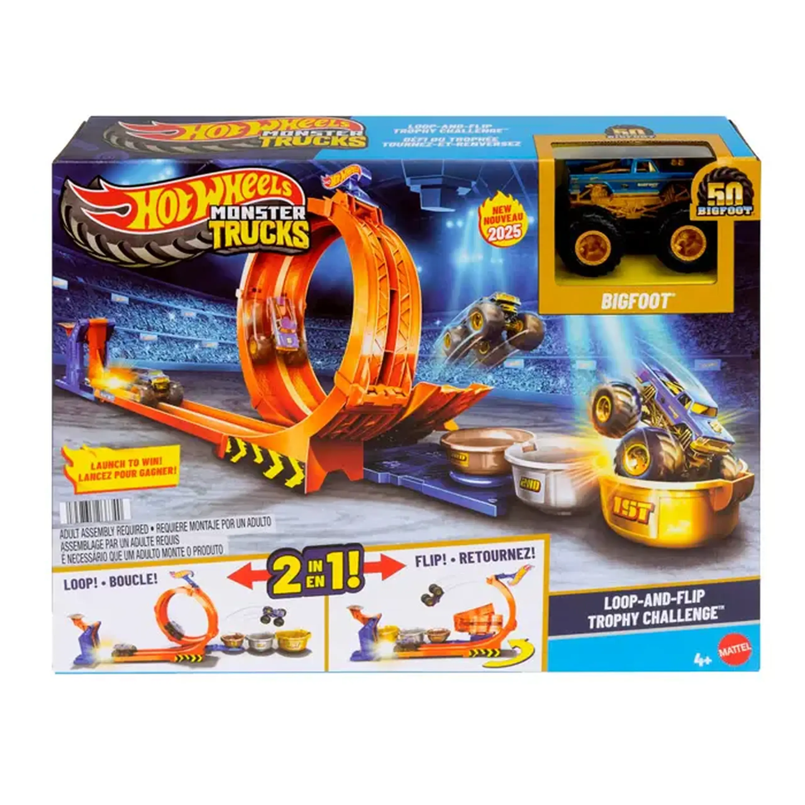 Pista "Hot Wheels" Monster Truck "Loop-And-Flip" JBX64