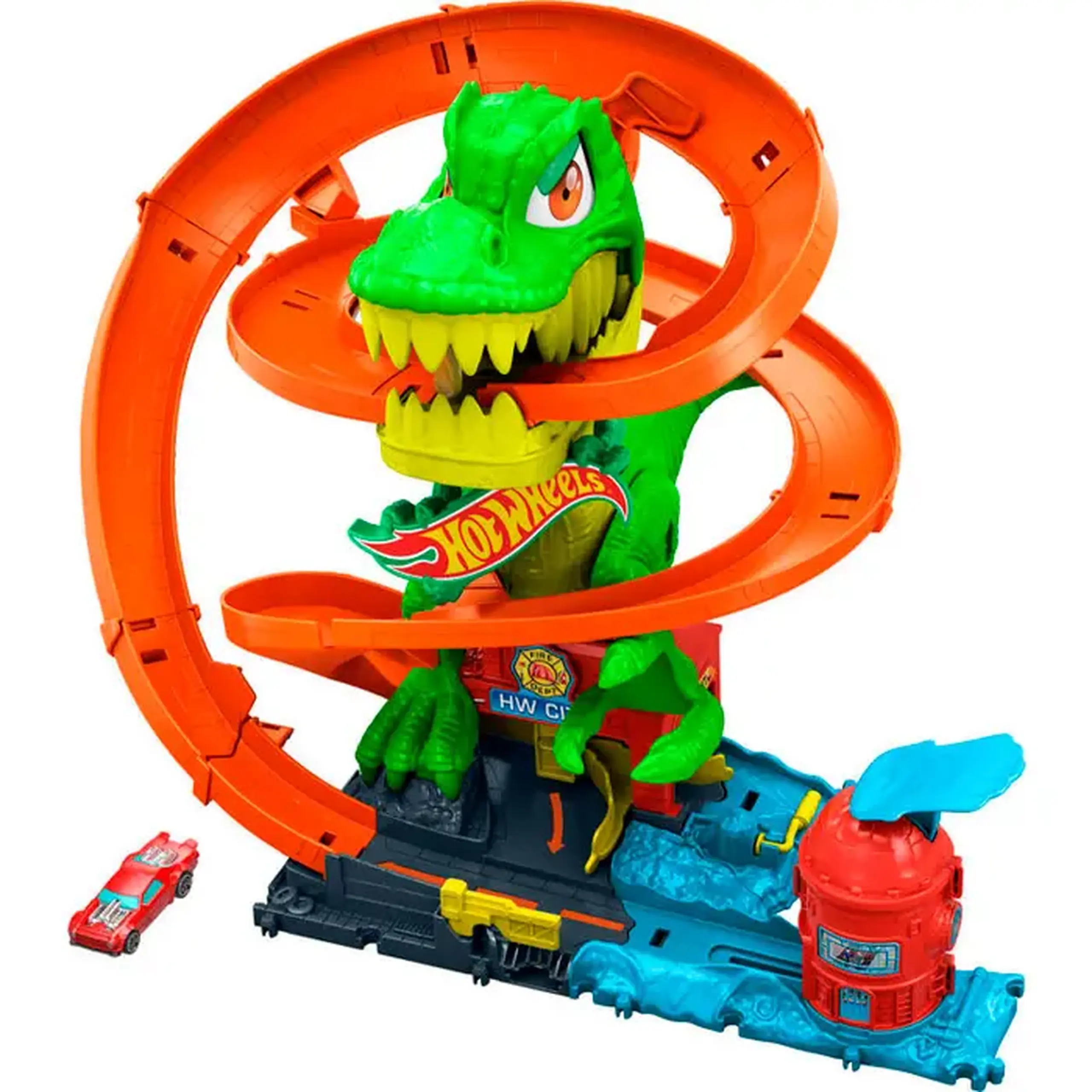 Pista "Hot Wheels" City "T-Rex Blaze Battle" JBM73