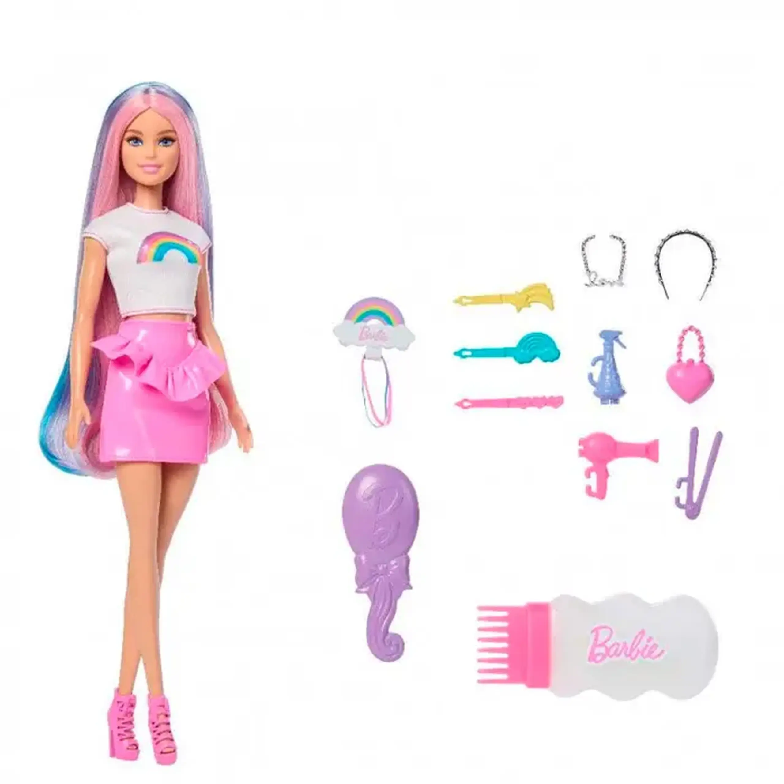 Papusa Barbie Fashion Sparkle Hair JJP07