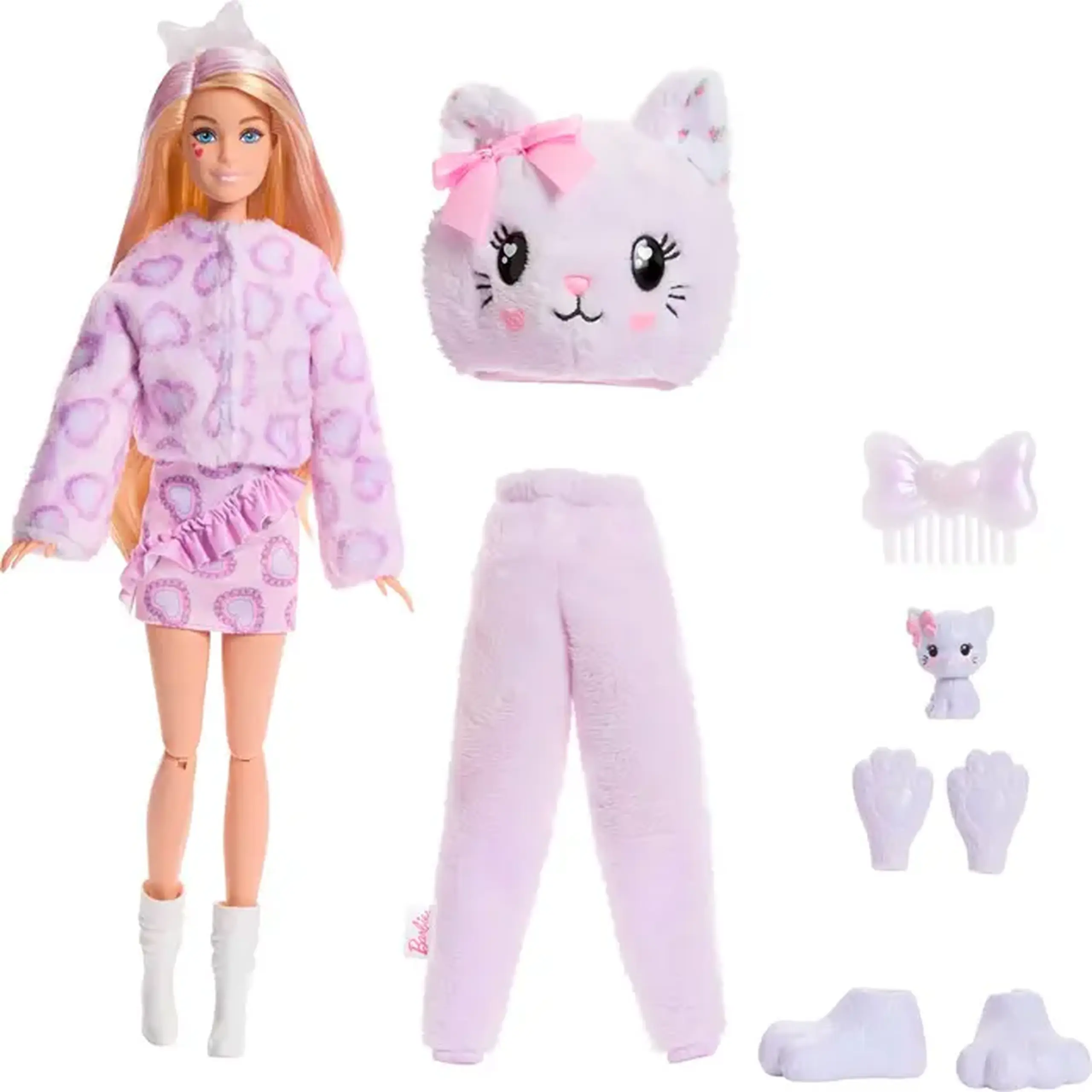 Papusa Barbie Cutie Reveal Kitten With JJP64
