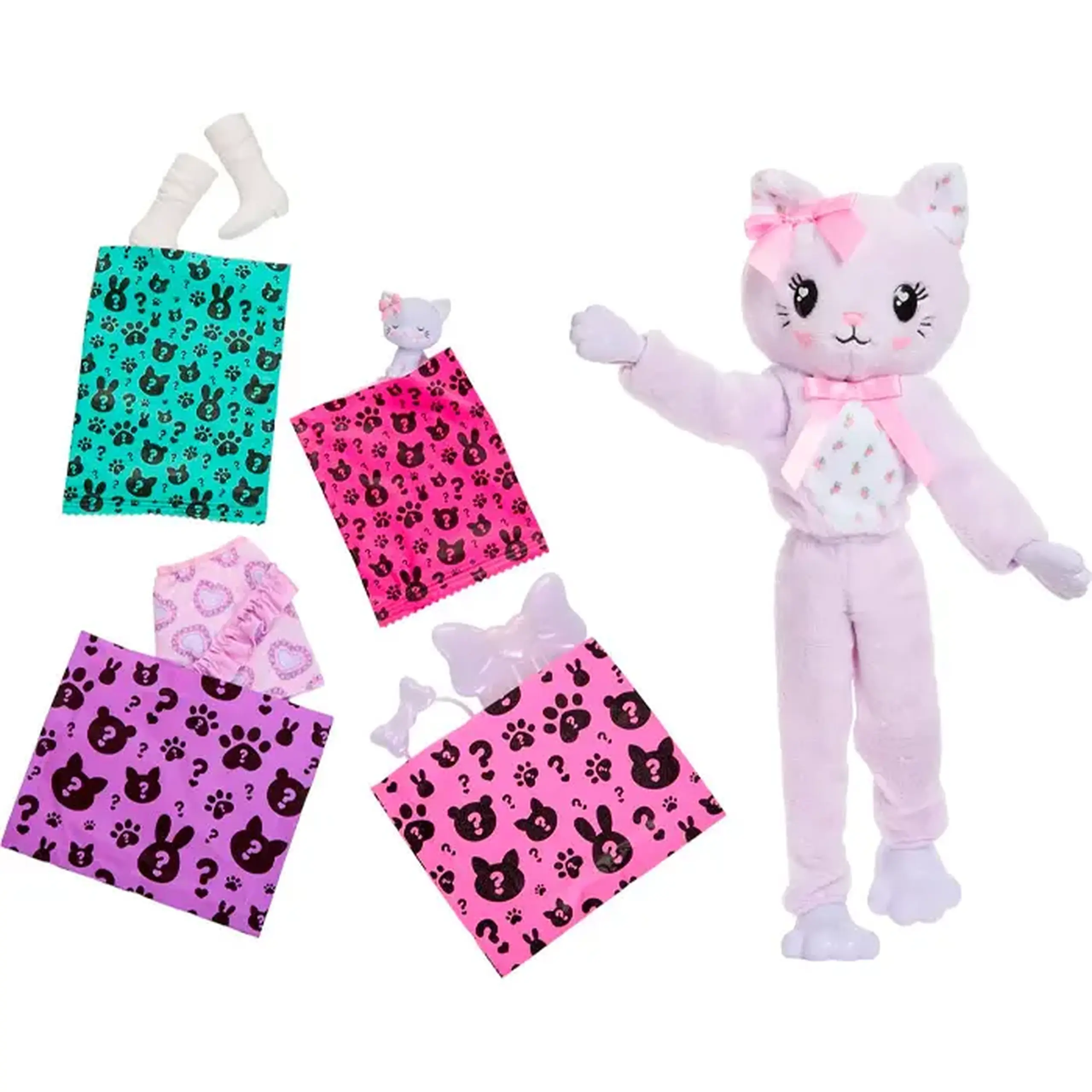 Papusa Barbie Cutie Reveal Kitten With JJP64