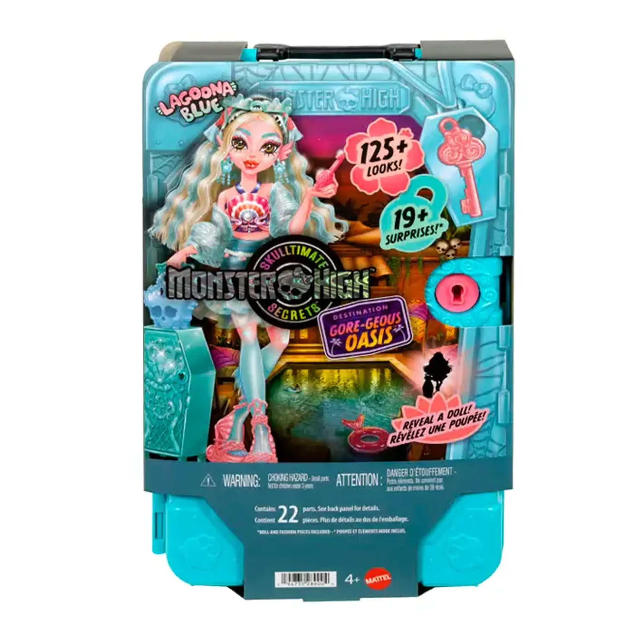 Papusa "МН" Skulltimate Gore-Geous Oasis Lagoona Blue JDR51