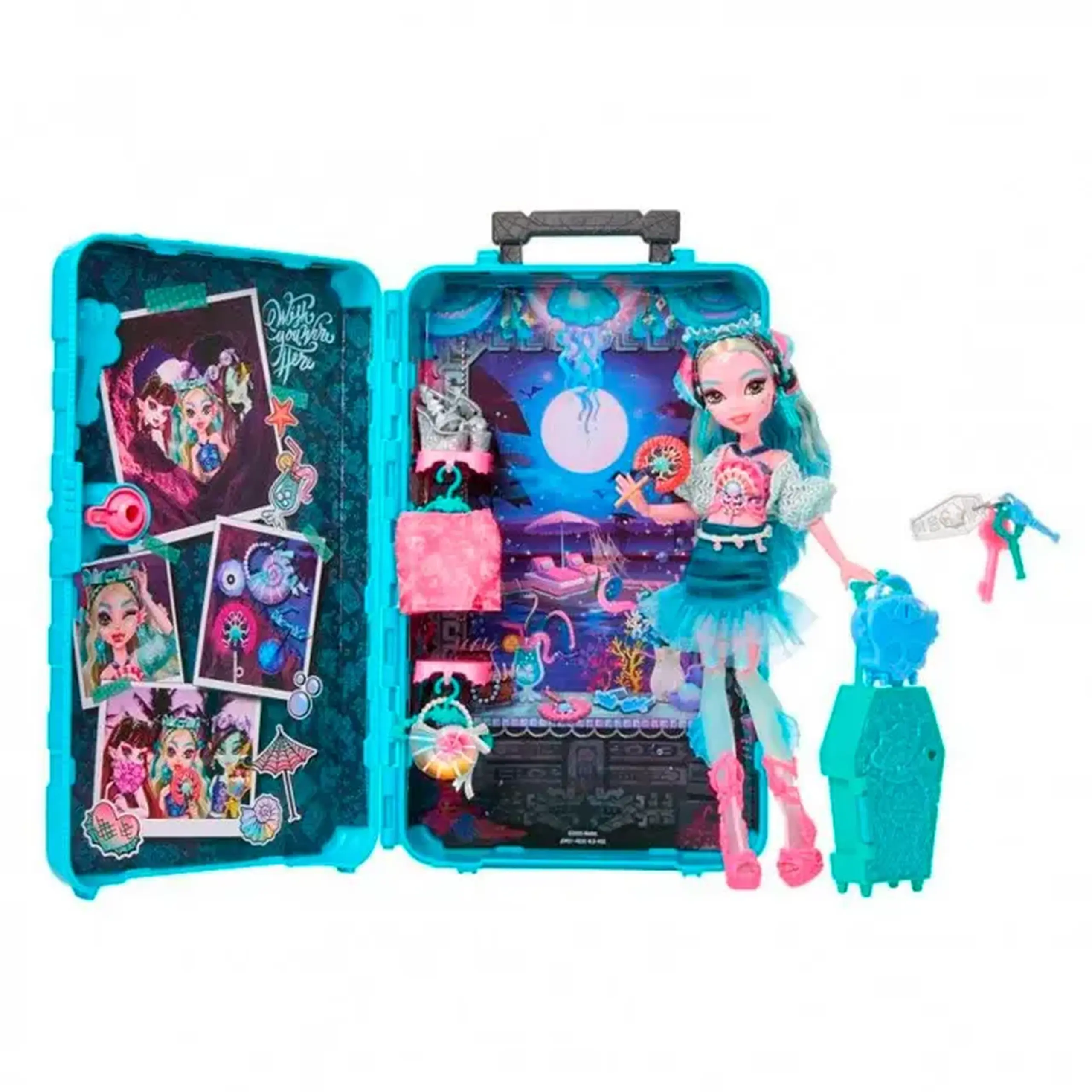 Papusa "МН" Skulltimate Gore-Geous Oasis Lagoona Blue JDR51