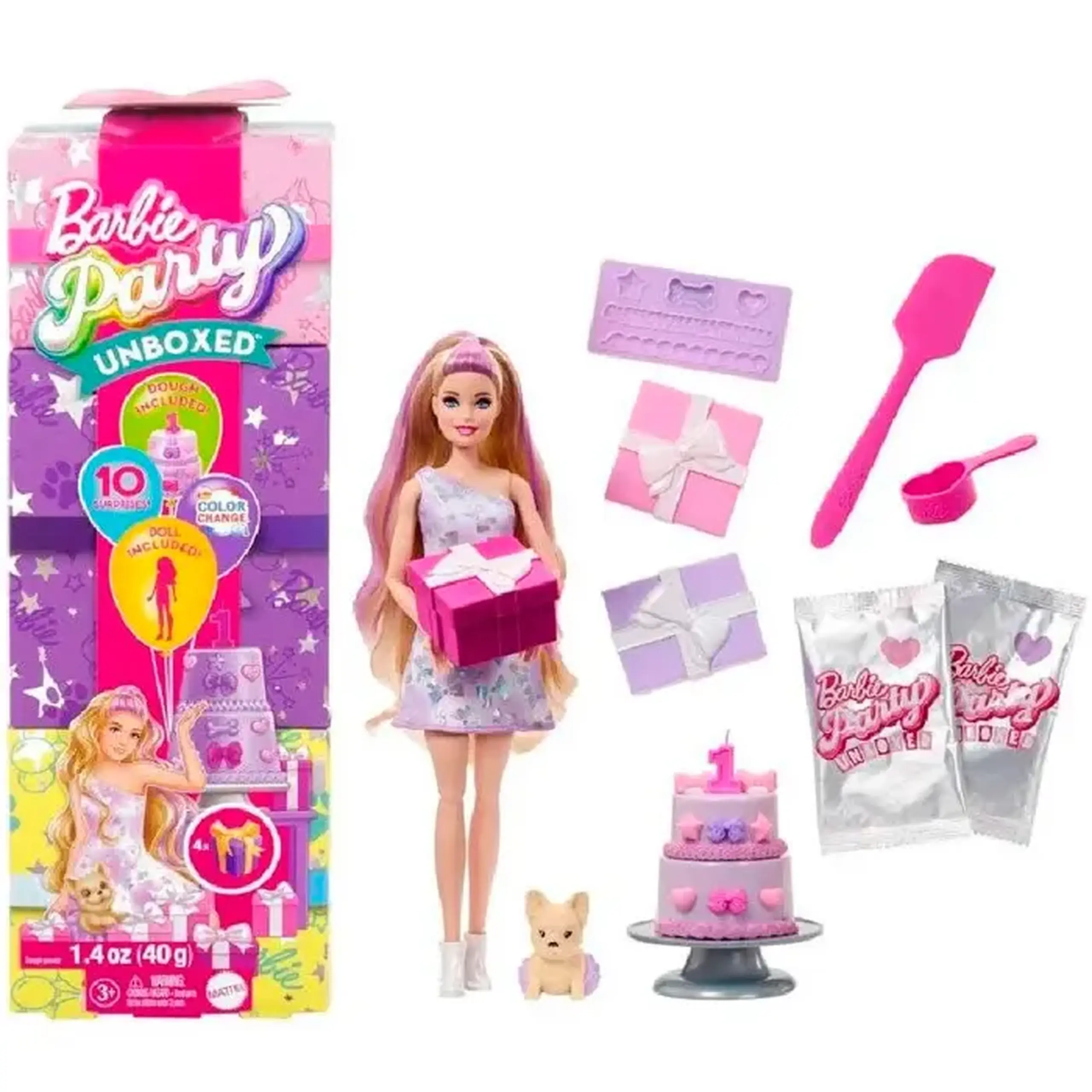 Papusa Barbie "Party Unboxed" JFG70