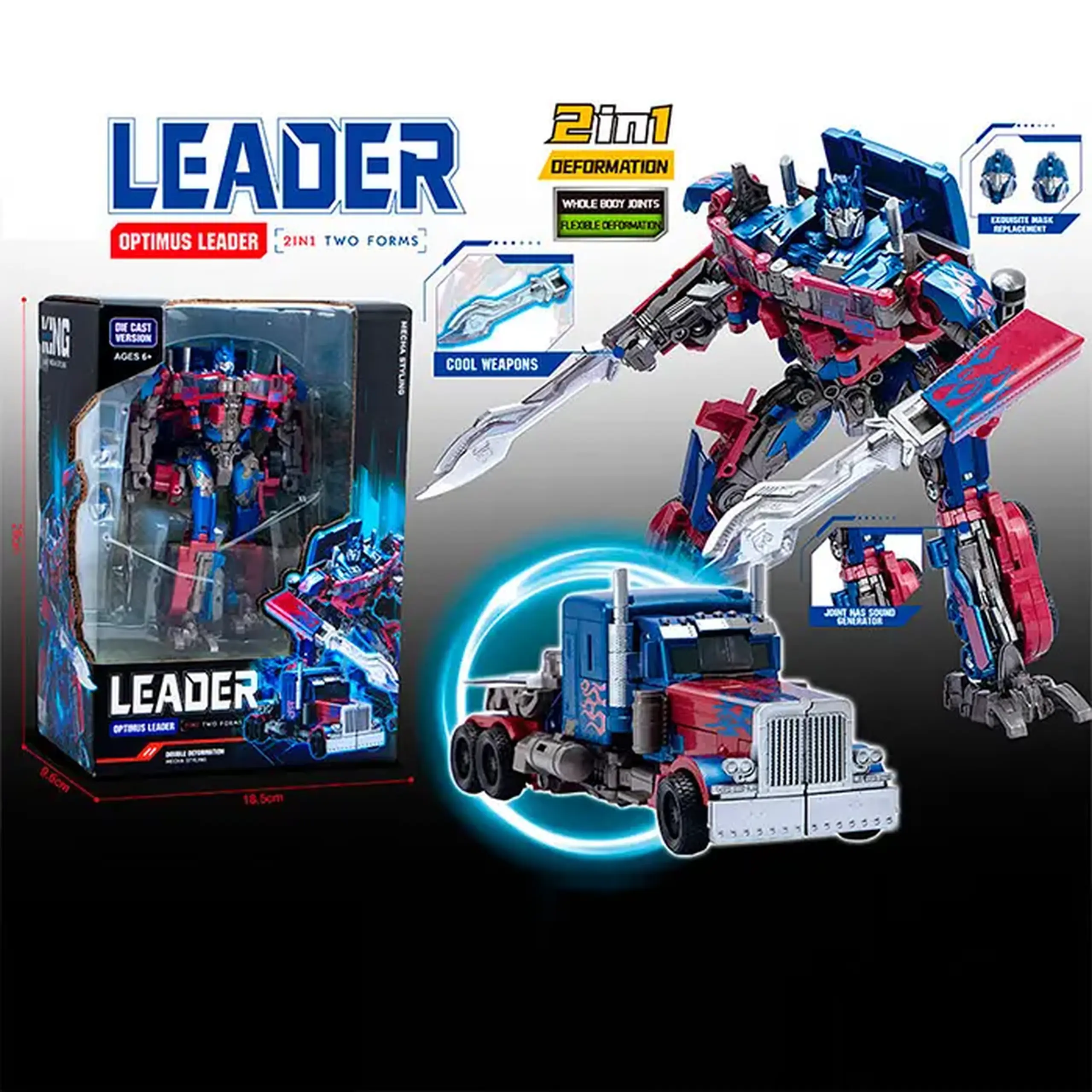 Transformer Optimus Prime Leader HD140