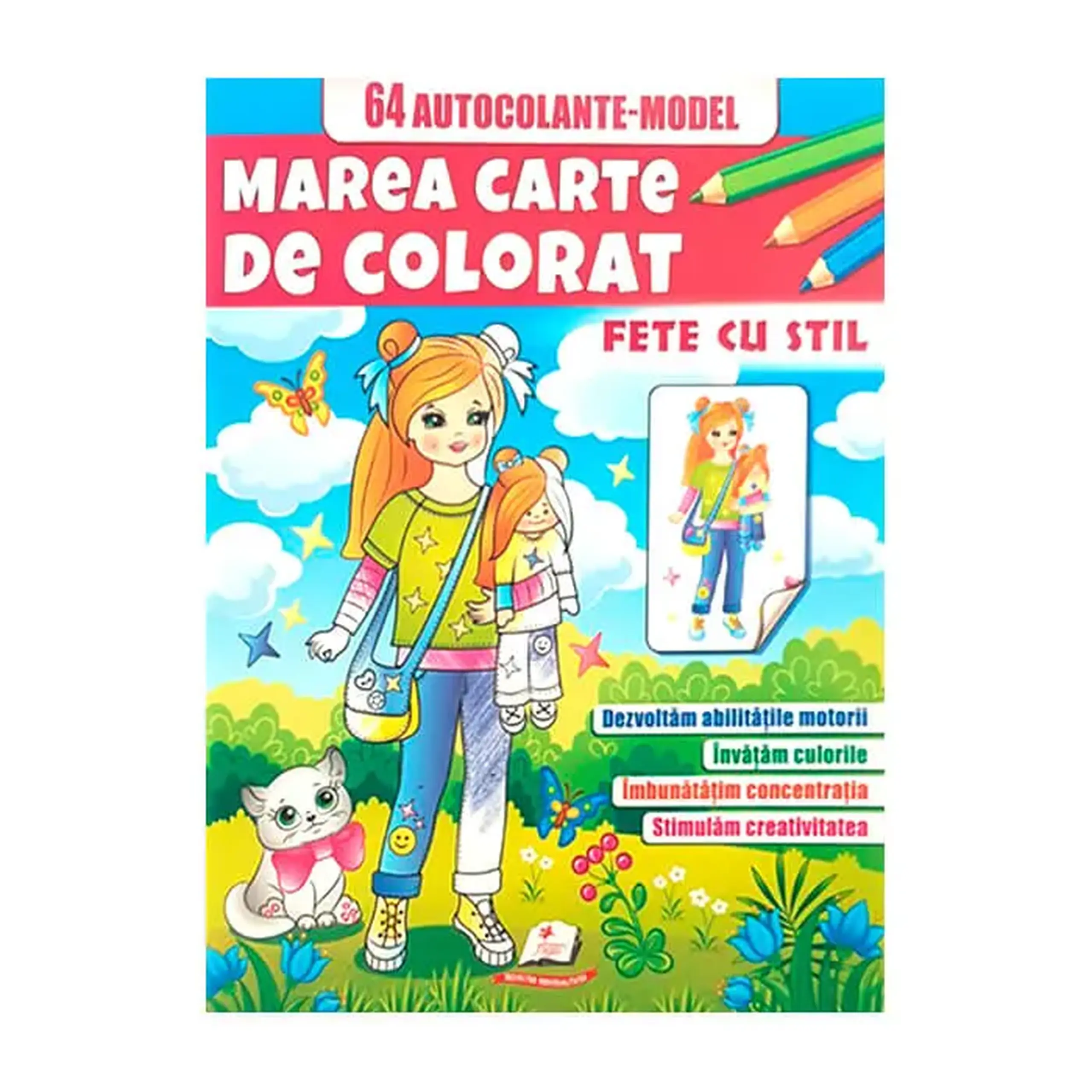 Marea cartea de colorat_Fete cu stil 6665