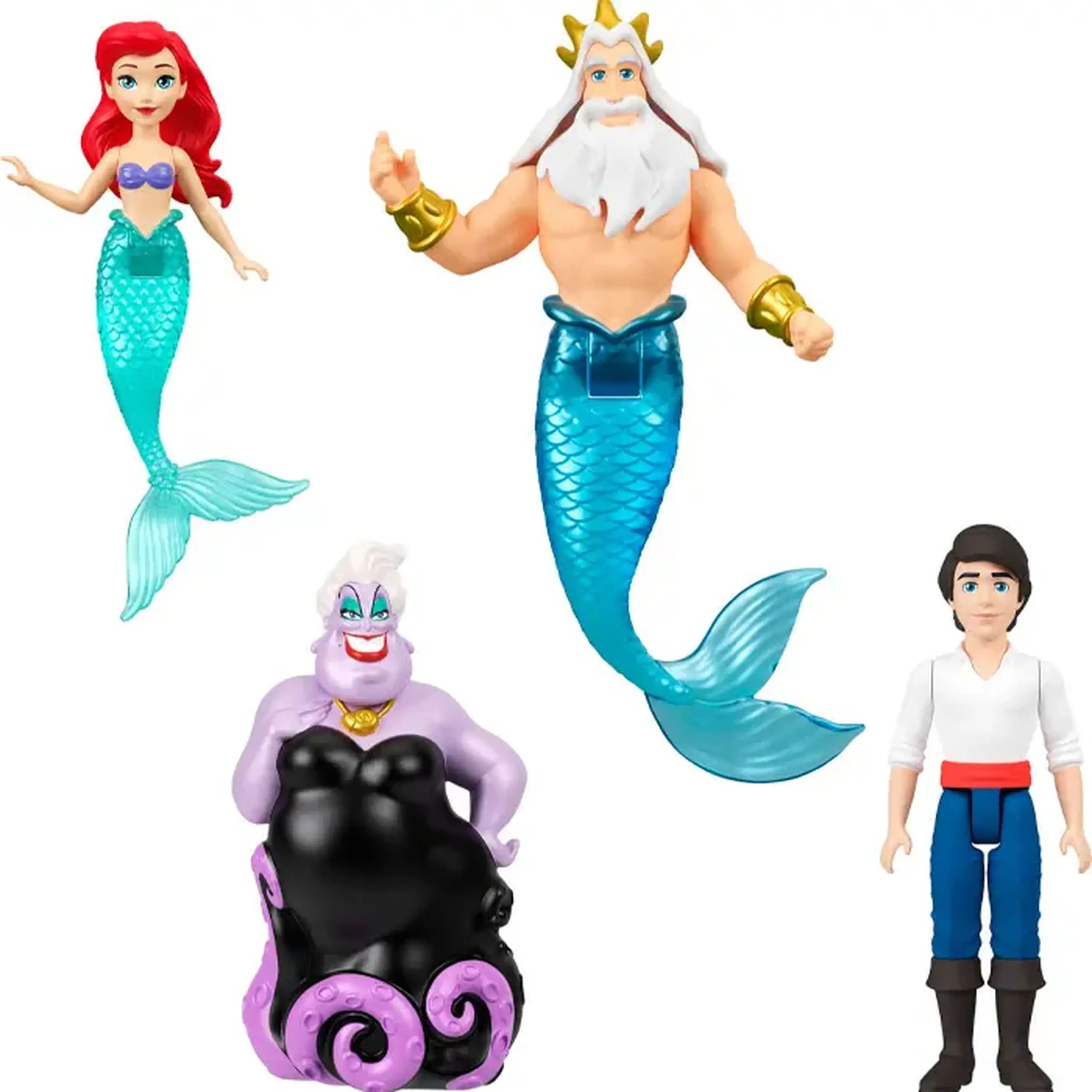Set de 4 mini papusi Disney Princess Ariel JHG84