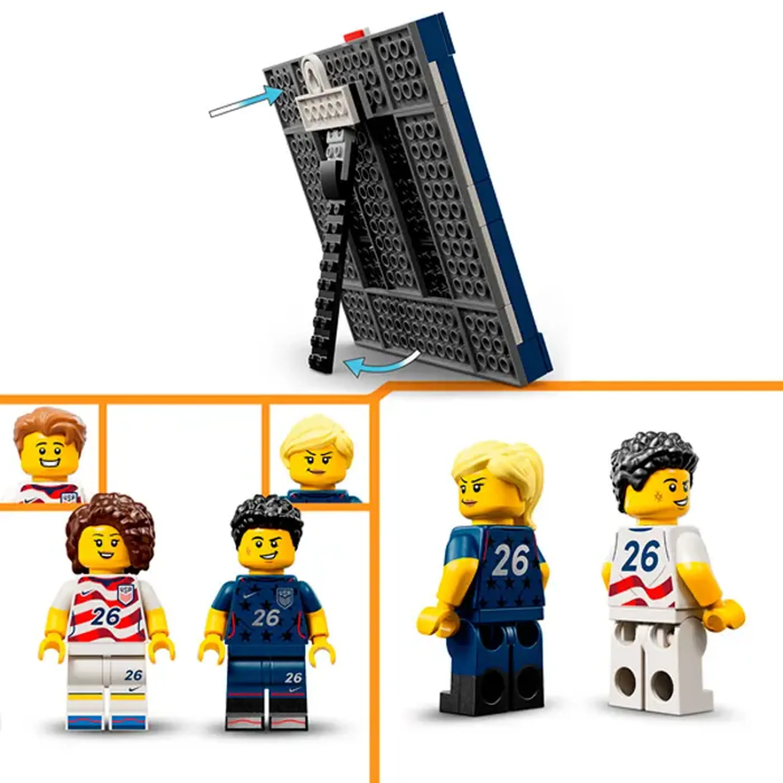 Lego Editions Football Tricoul echipei nationale de fotbal 43033
