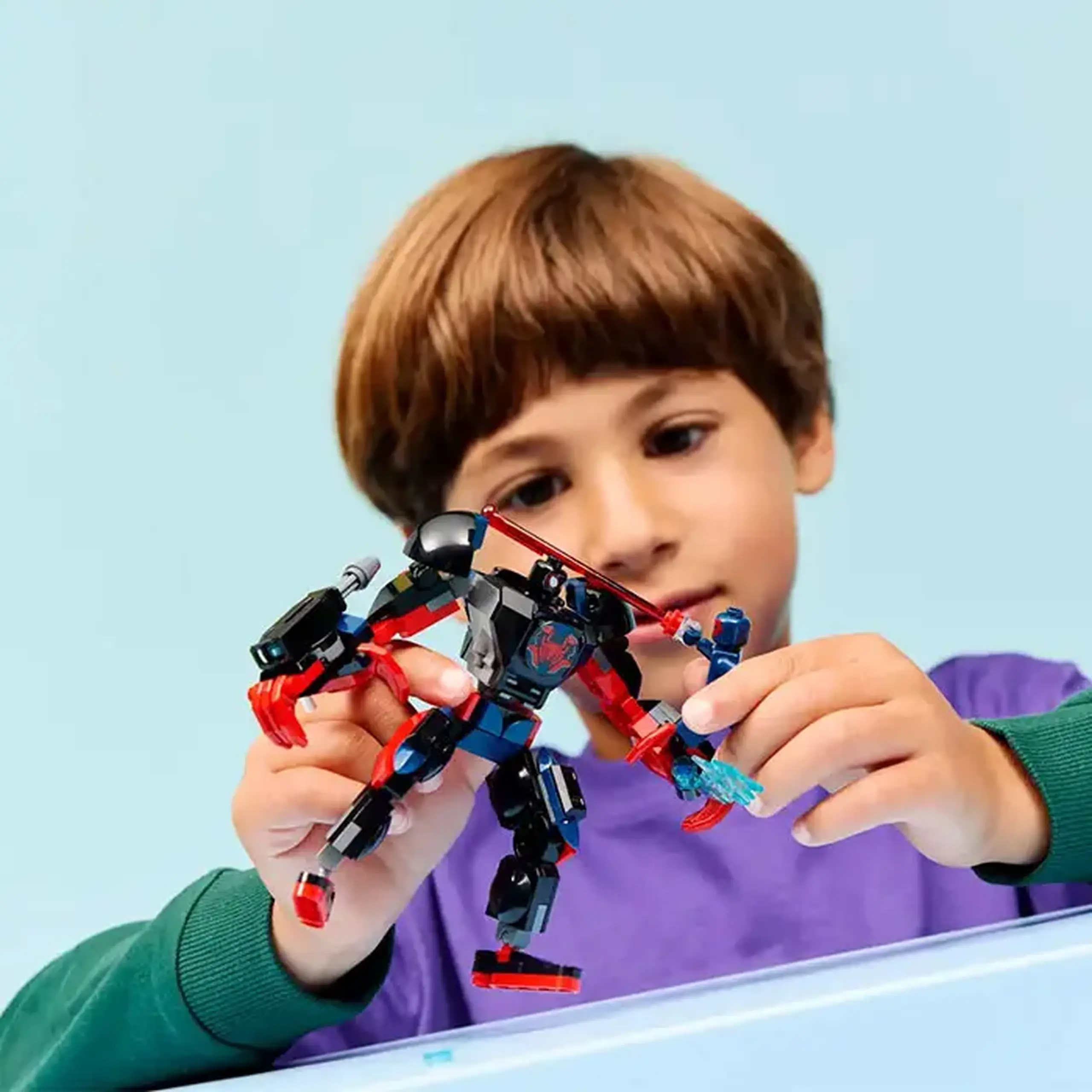 Lego Marvel Spider-Man 2099 vs Miles Morales Mech 76337