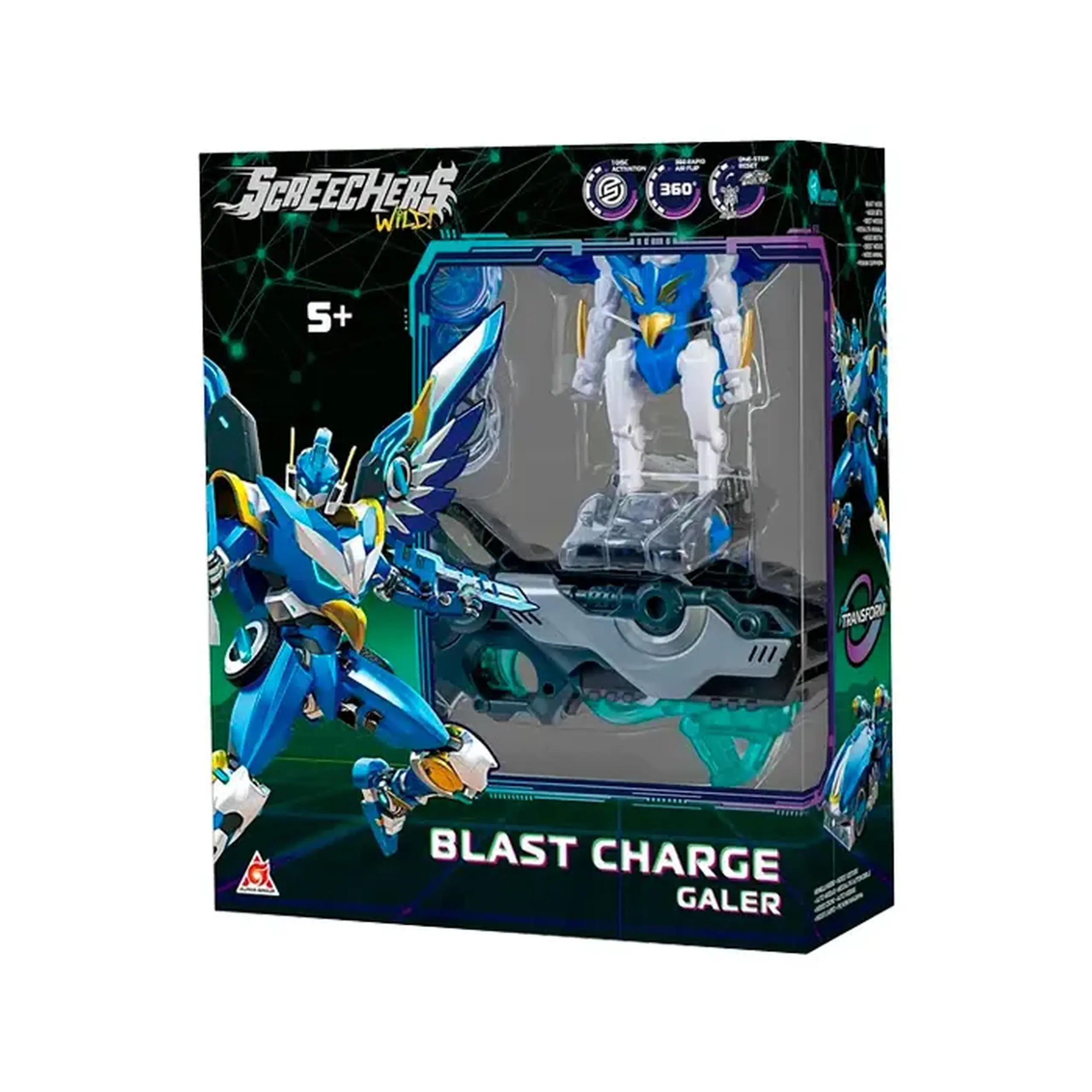 Masina-transformer Screechers Blast Charge Galer KS686111