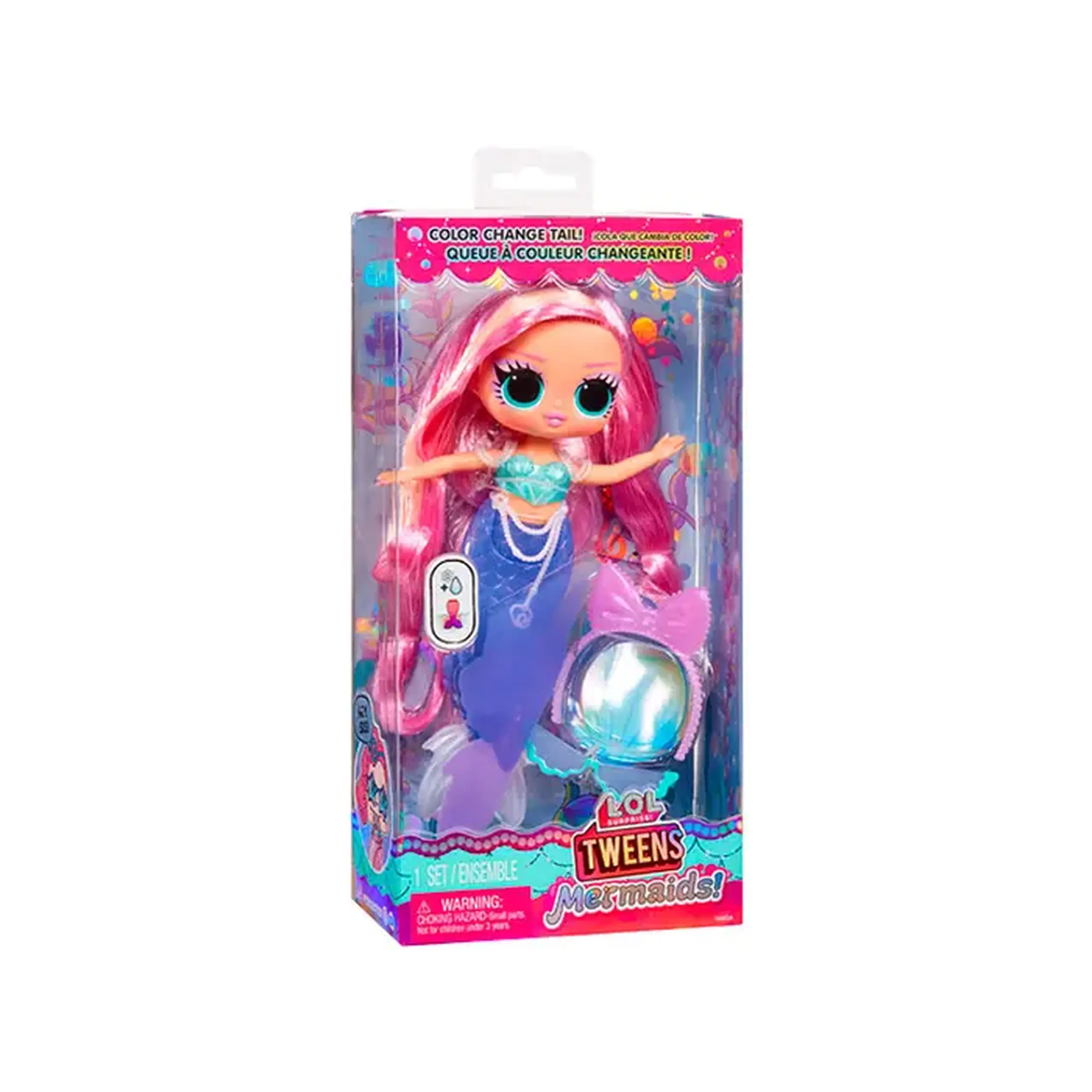 Papusa-sirena LOL Tweens: Mermaids: Lola Waves 510451