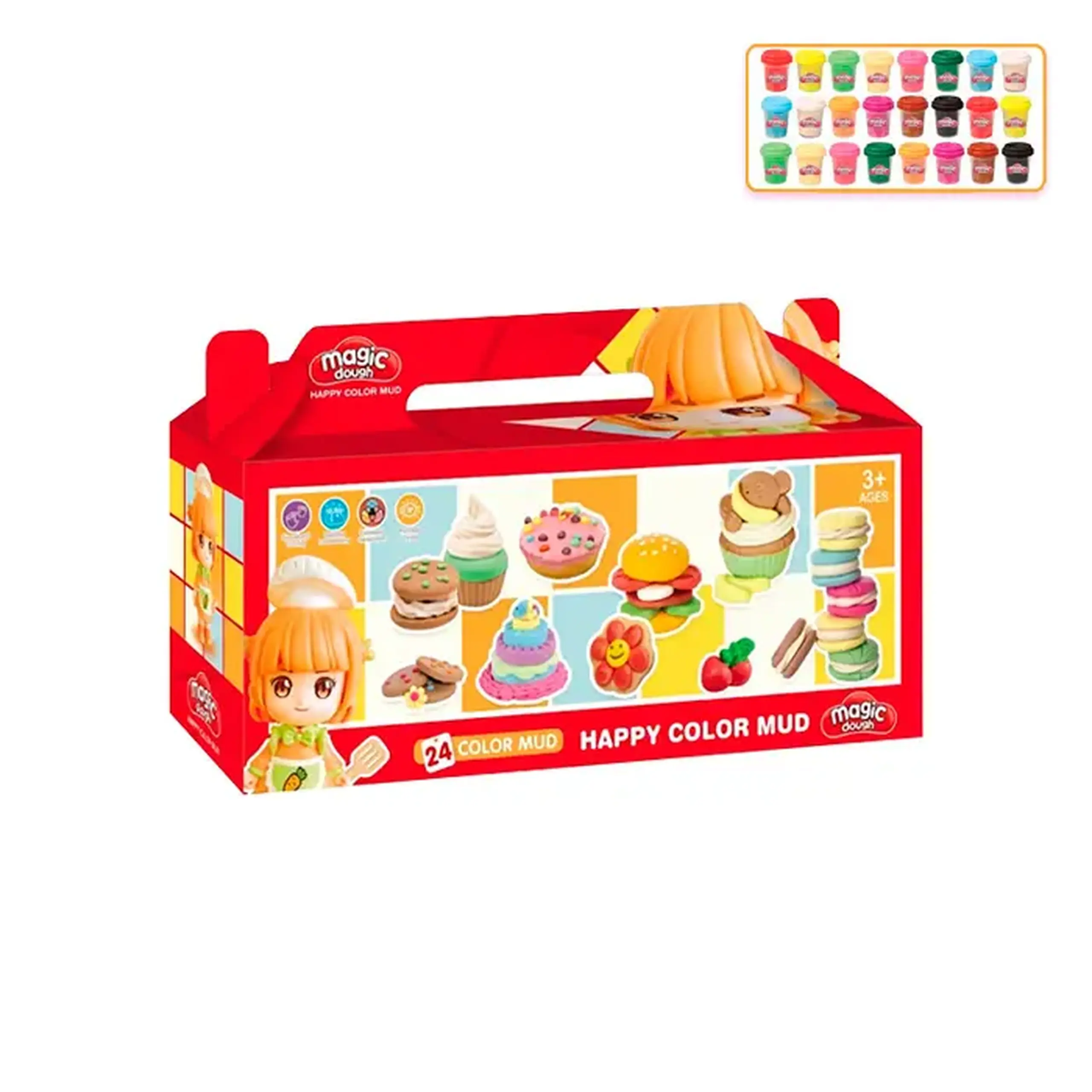 Set plastilin 24buc. 8803