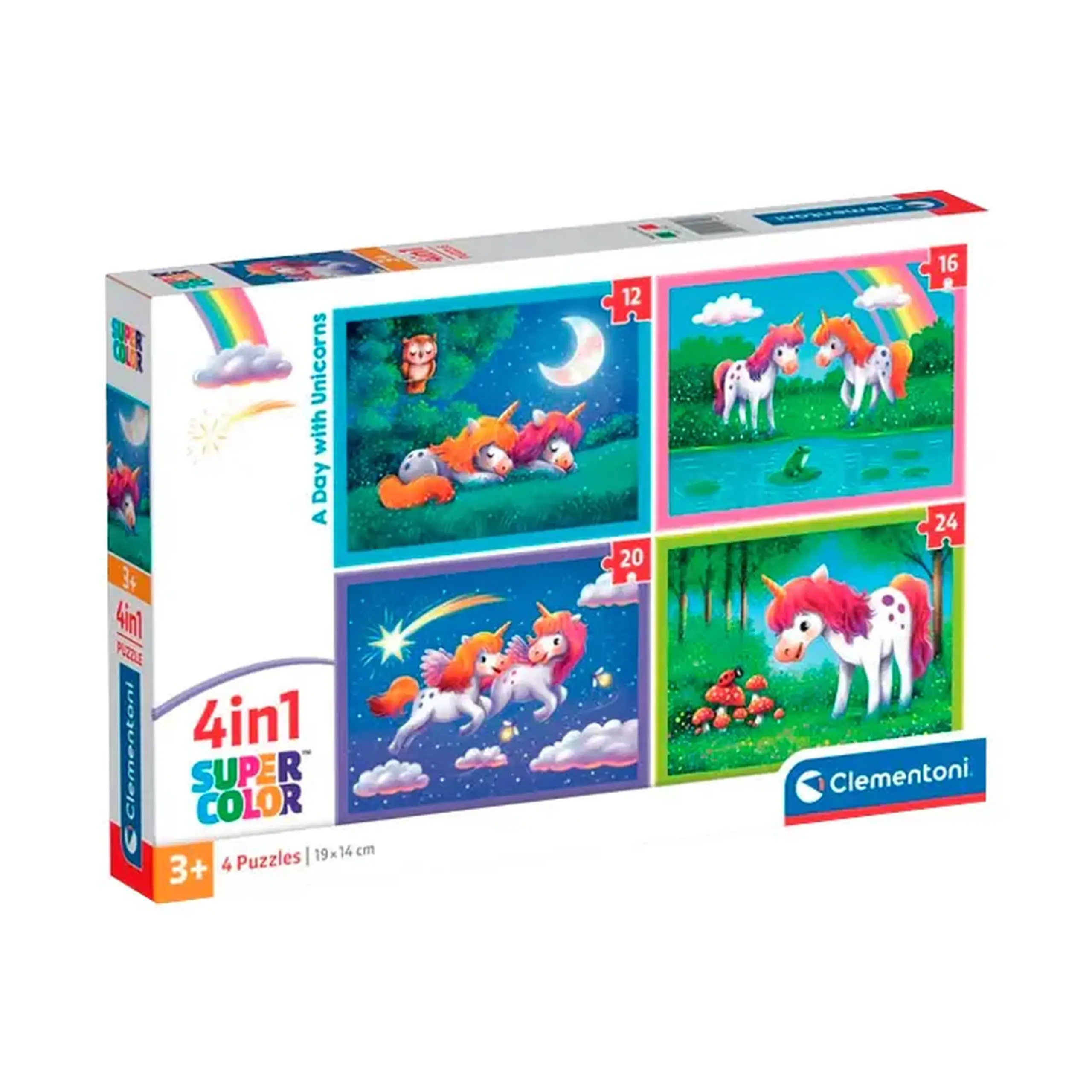 Puzzle 4in1 Clementoni "Unicorns" 21740