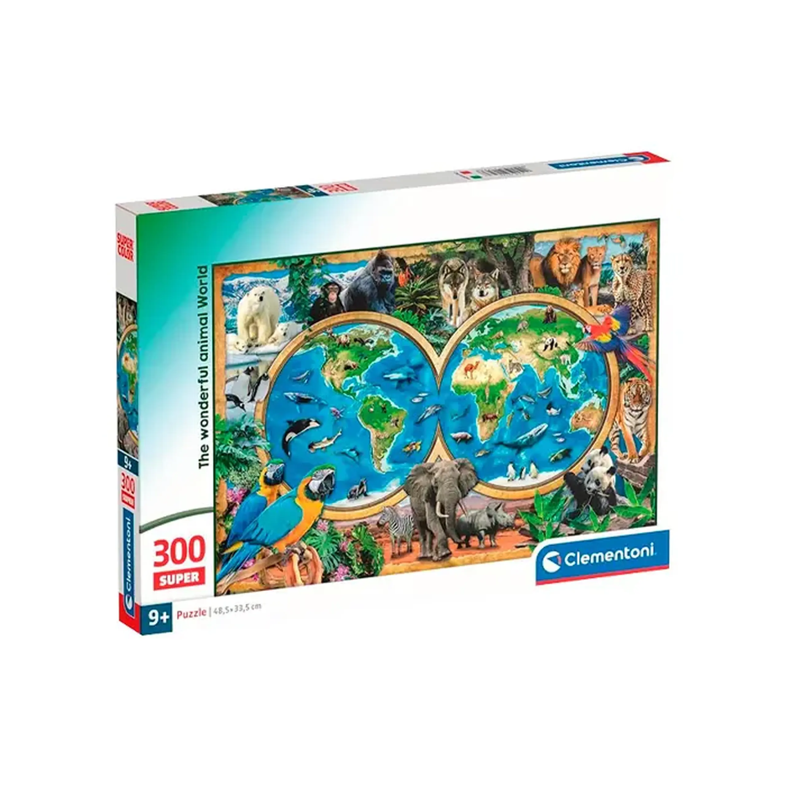 Puzzle 300 Clementoni Animal world 21723