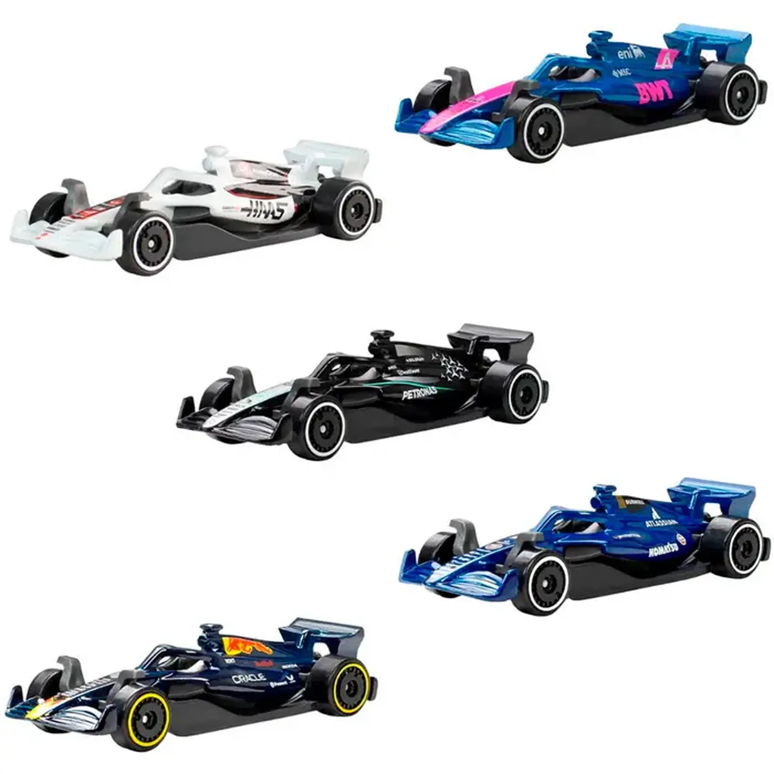 Set de 5 masinute HW Formula1 JLN11