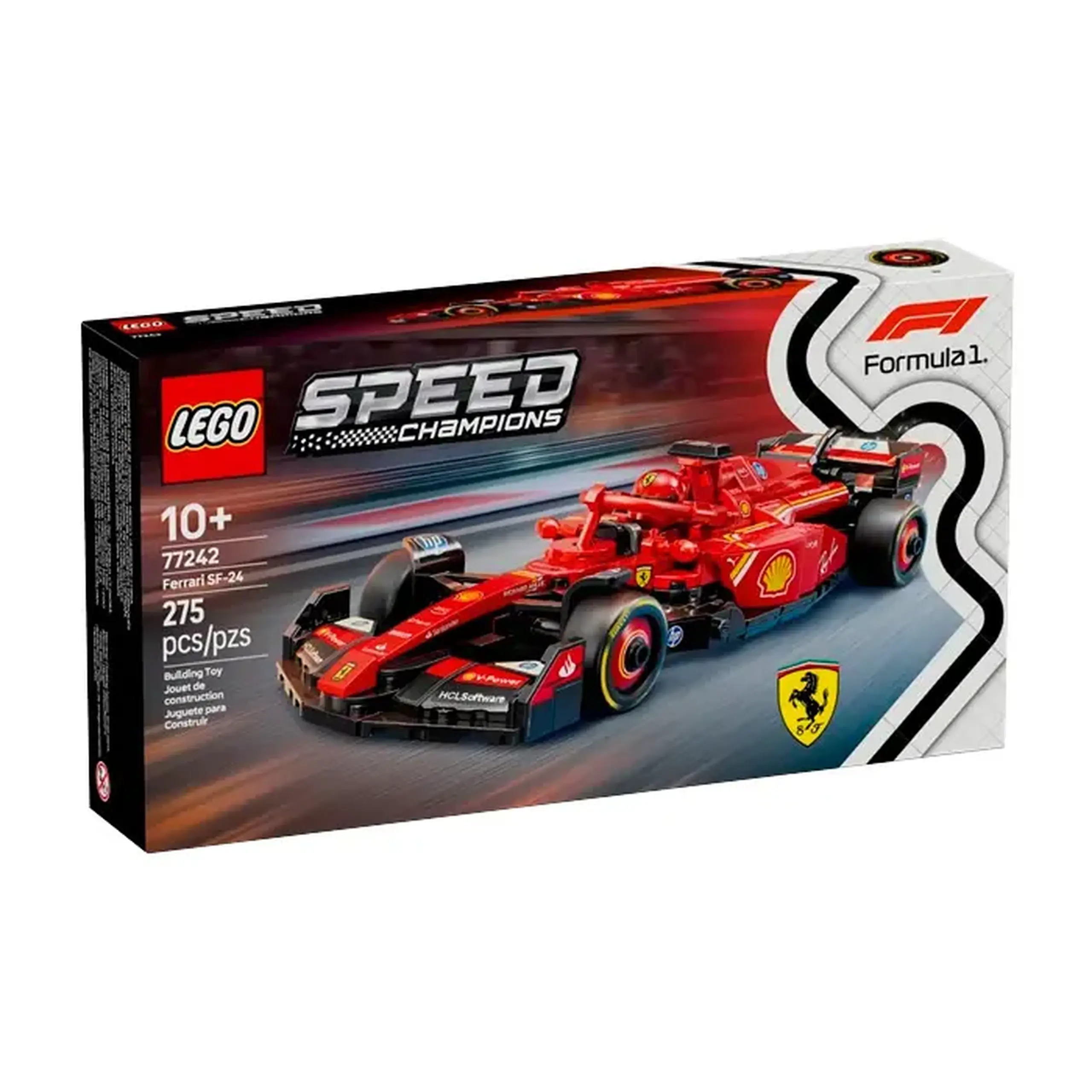 Lego Speed Champions Formula 1 Masina de curse Ferrari SF-24 77242