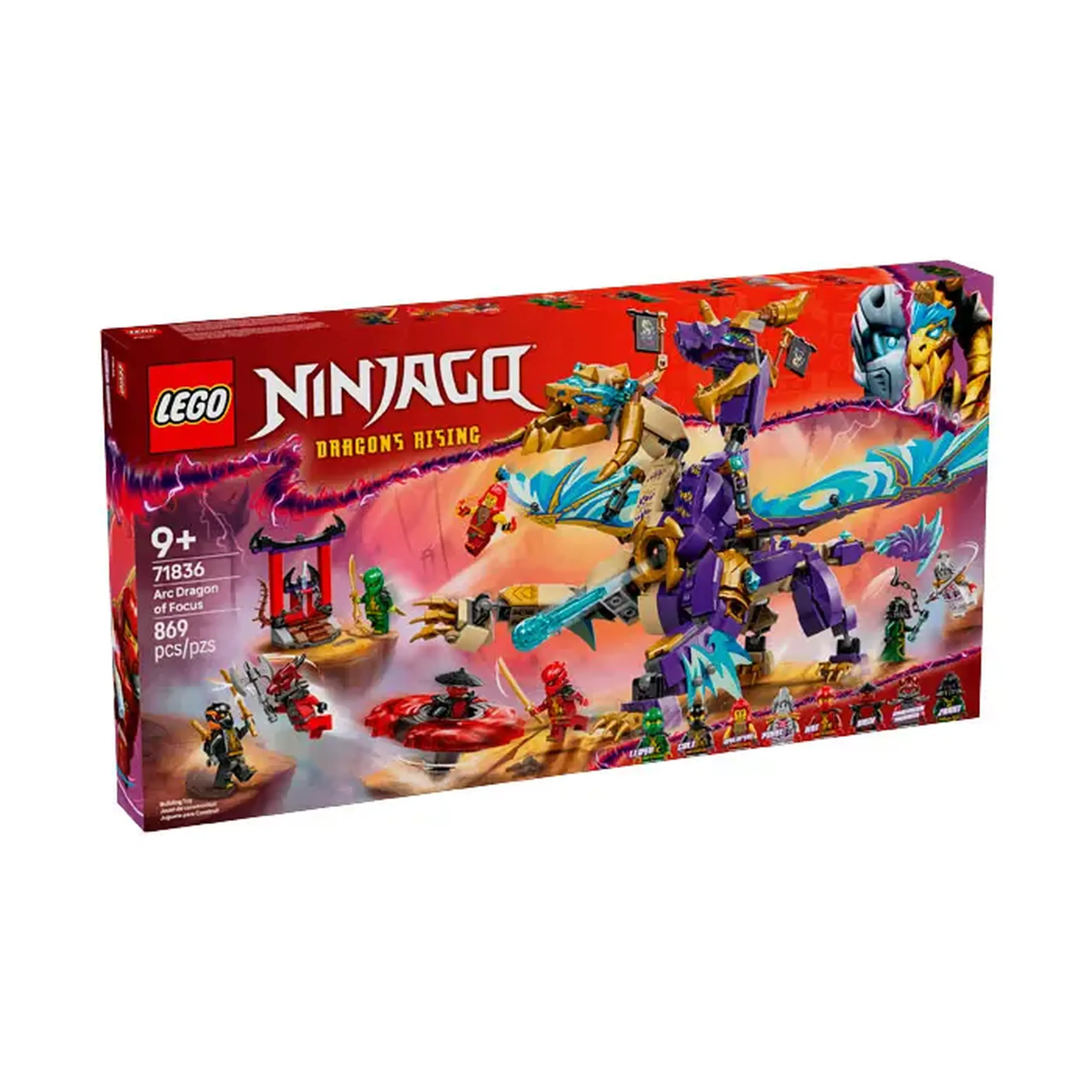 Lego Ninjago Arca, dragonul concentrarii 71836
