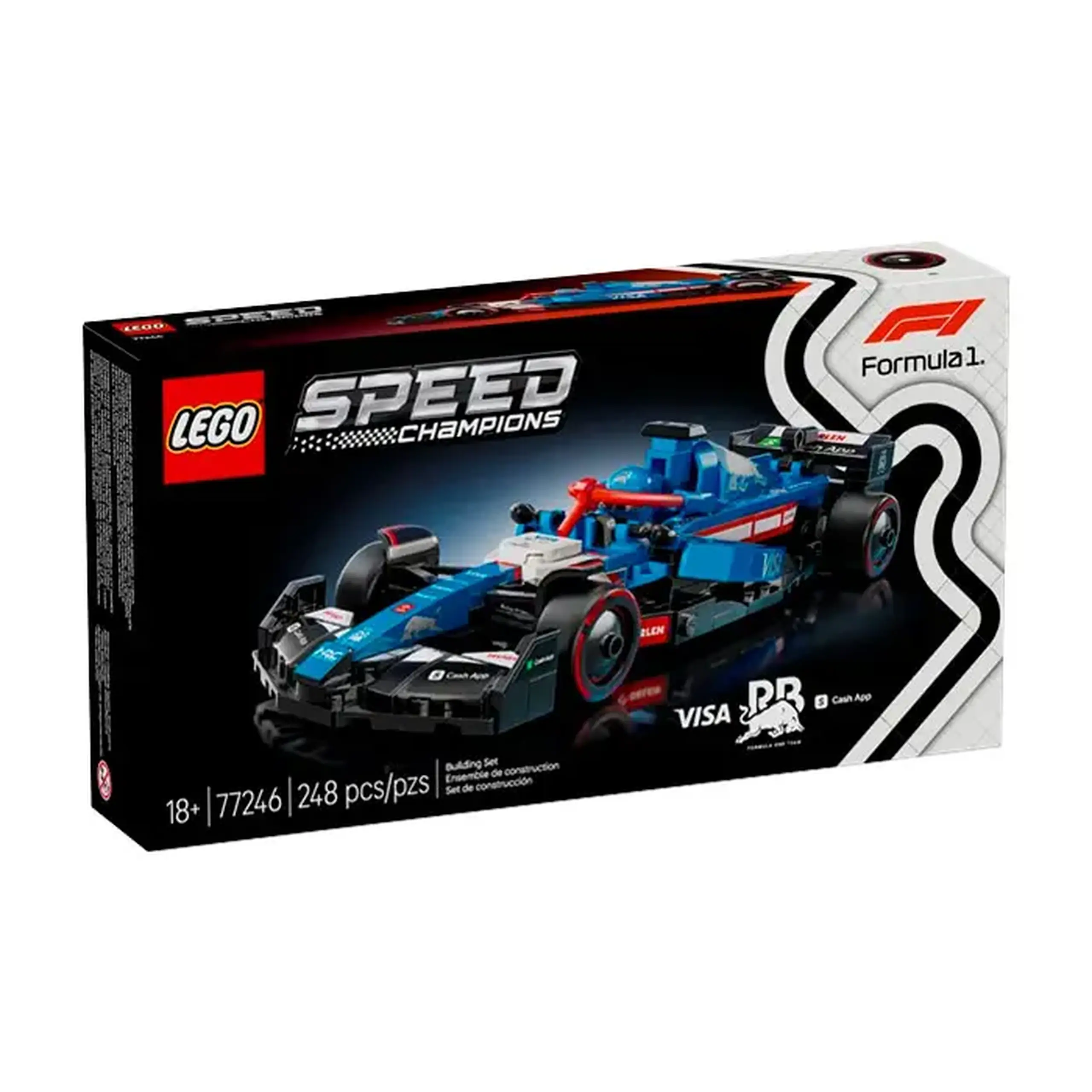 Lego Speed Champions Formula 1 Car Visa Cash App RB VCARB 01 77246
