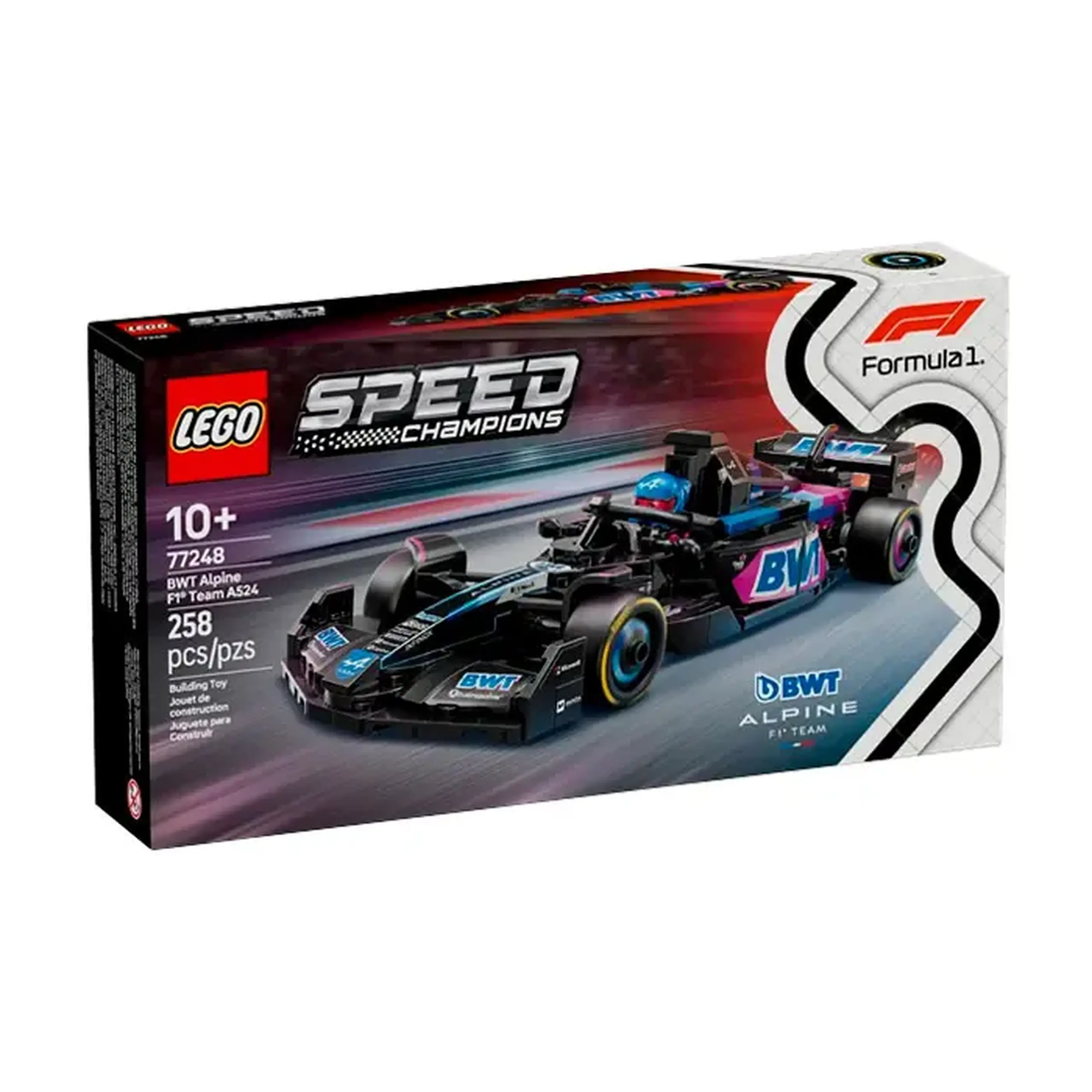Lego Speed Champions Formula 1 Car BWT Alpine Team A524 77248
