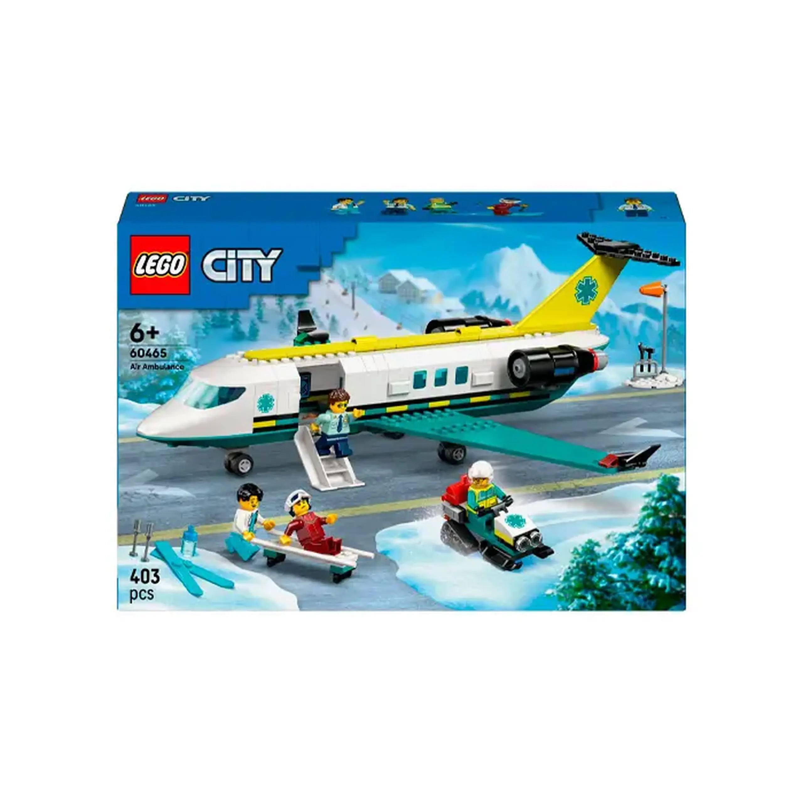 Lego City Avion-ambulanta pentru urgente 60465