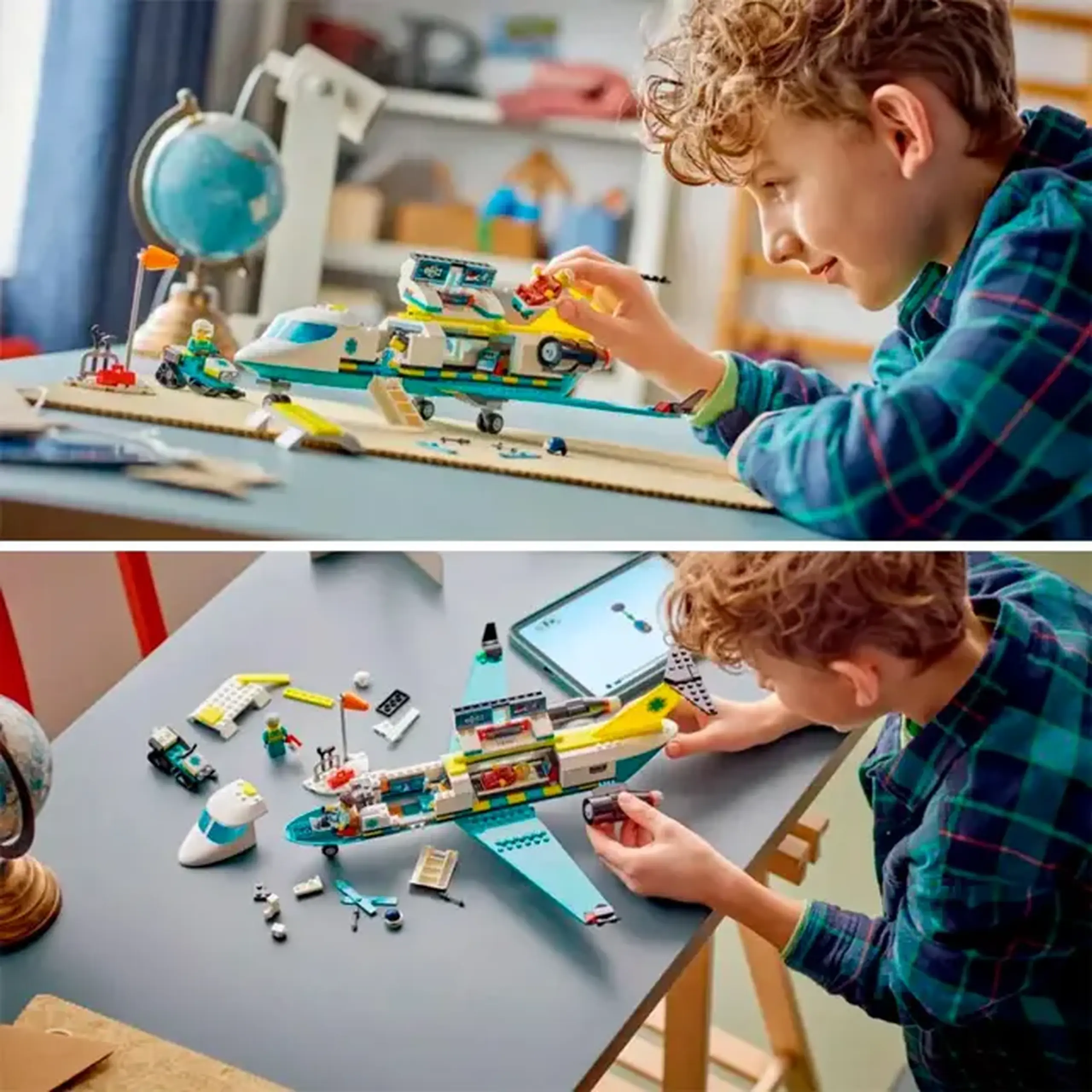 Lego City Avion-ambulanta pentru urgente 60465