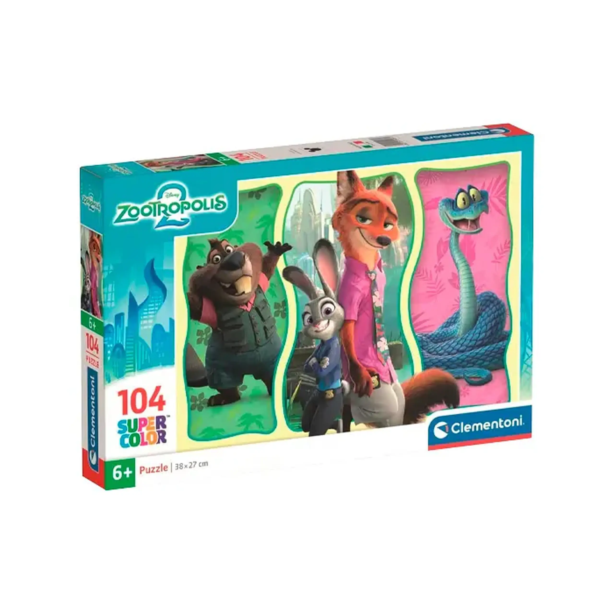 Puzzle 104 Clementoni Disney Zootropolis2 25081