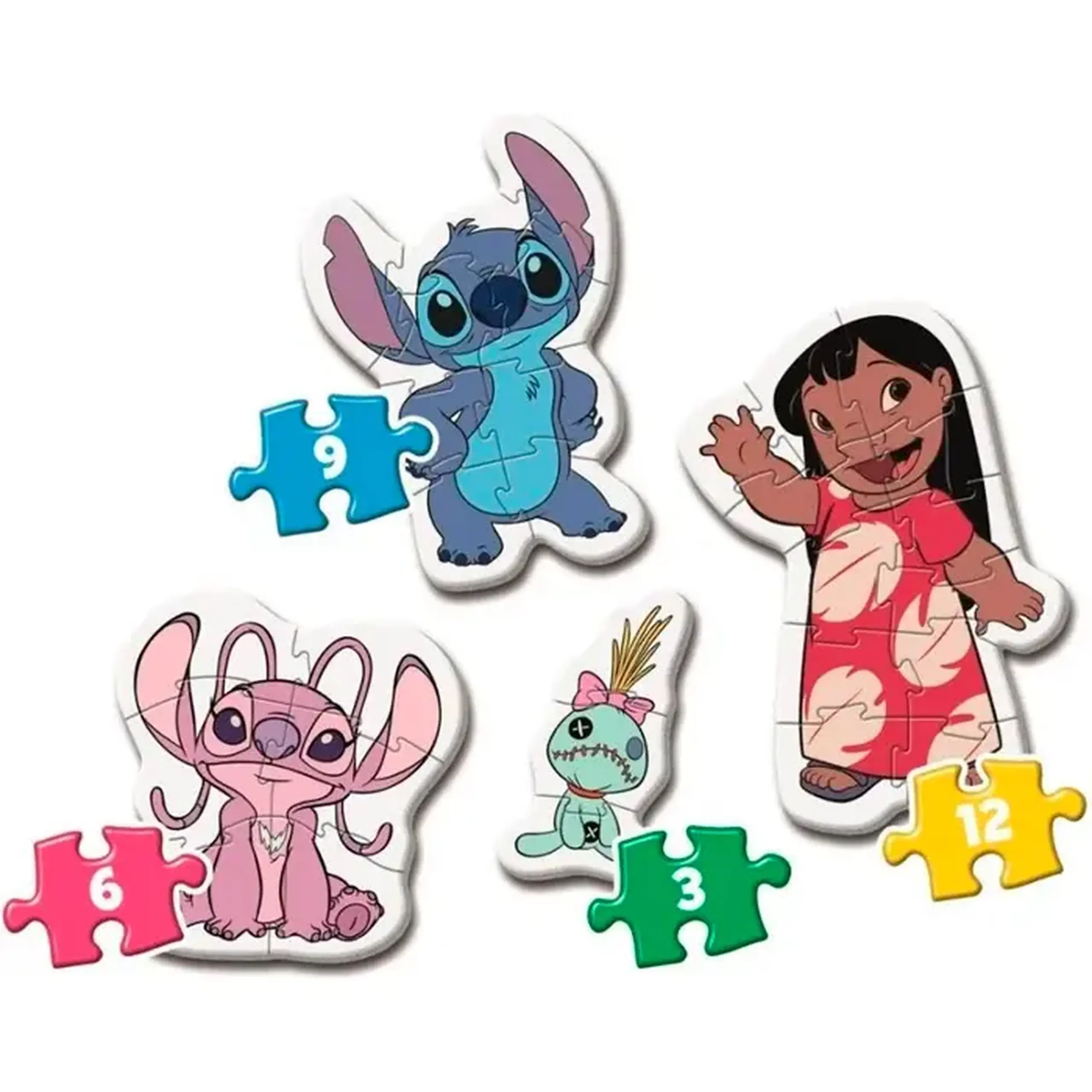 Puzzle 4-in-1 Clementoni Disney Stitch 20595