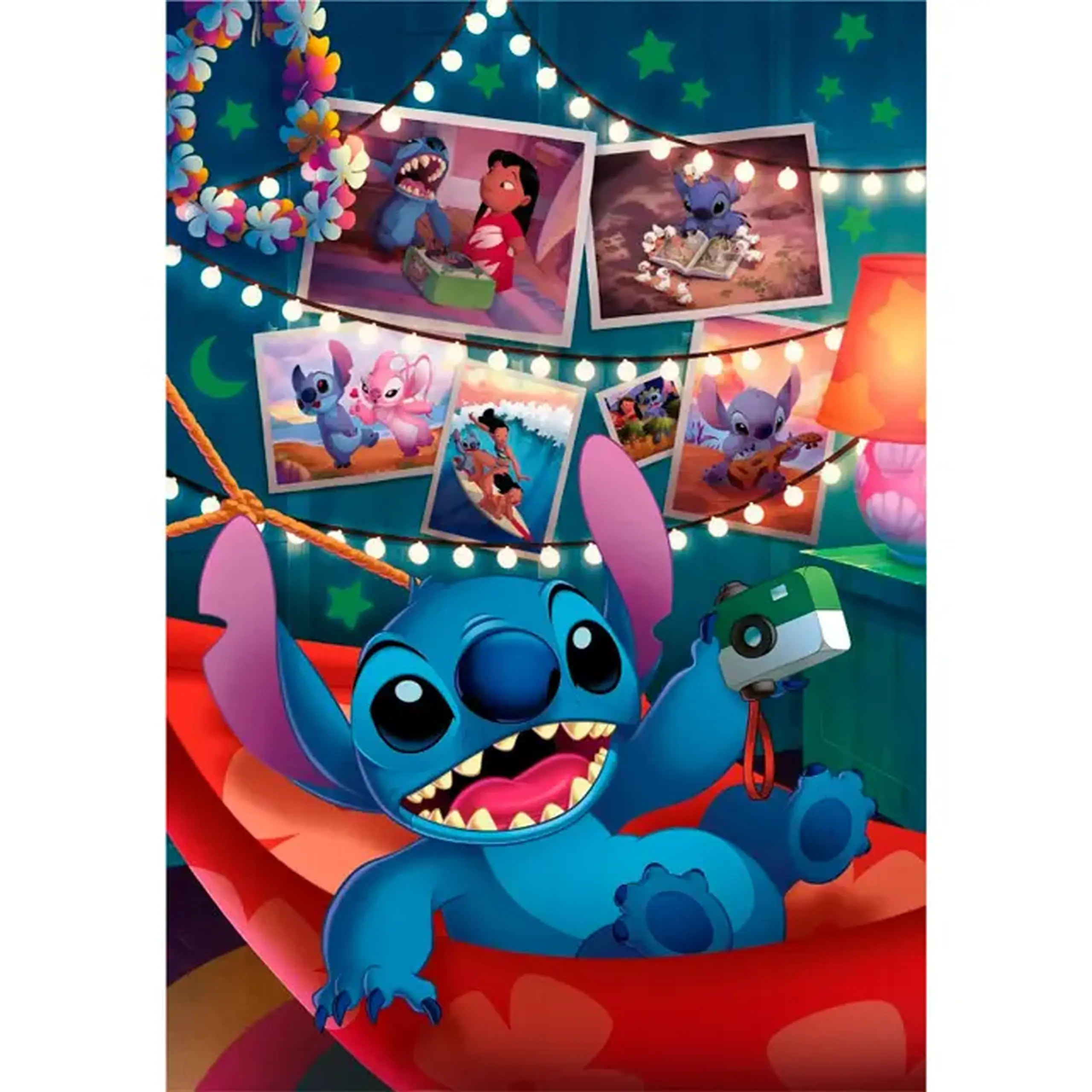 Puzzle 1000 + Poster Clementoni Disney Stich 39793
