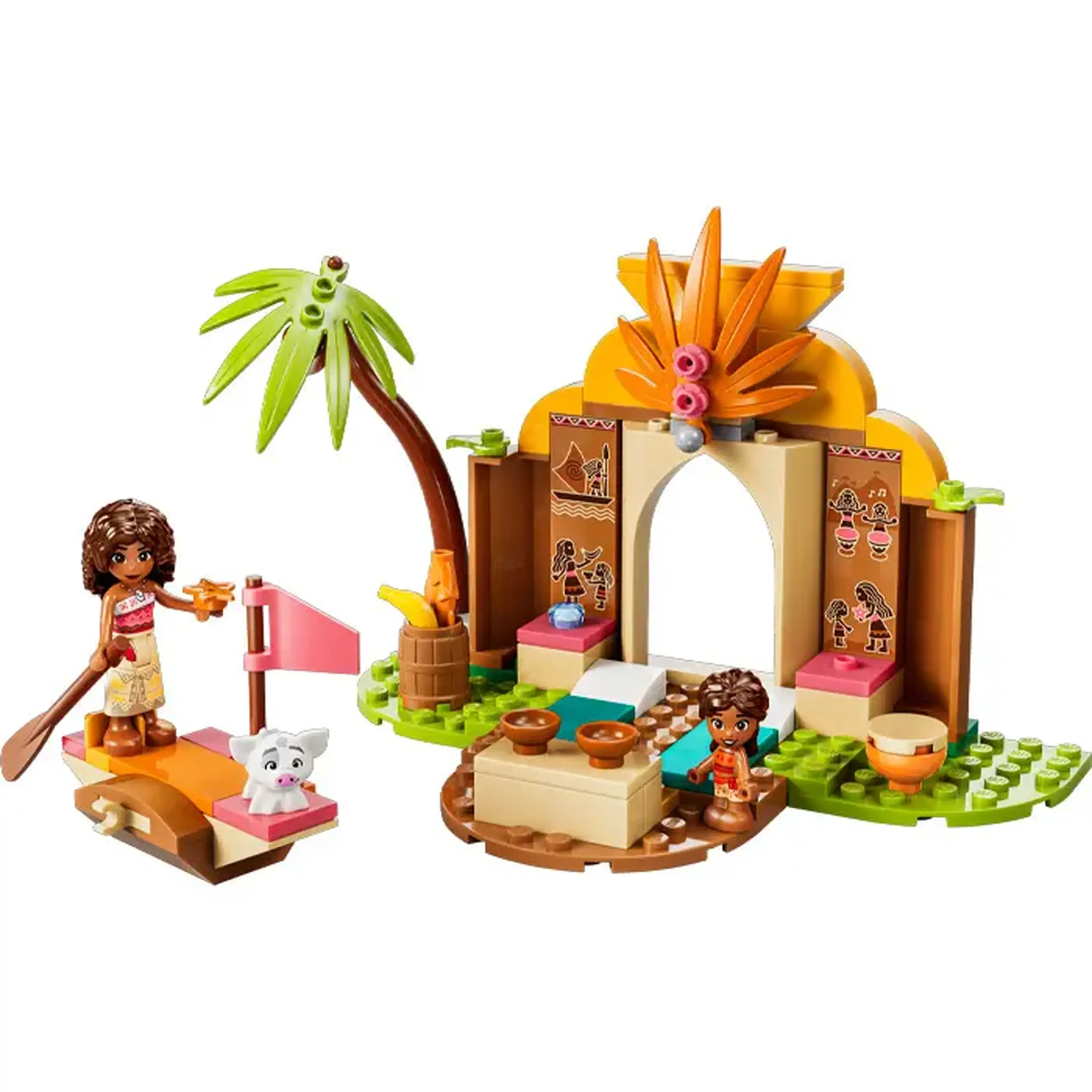 Lego Disney Moana Casa la tara si barca 43282