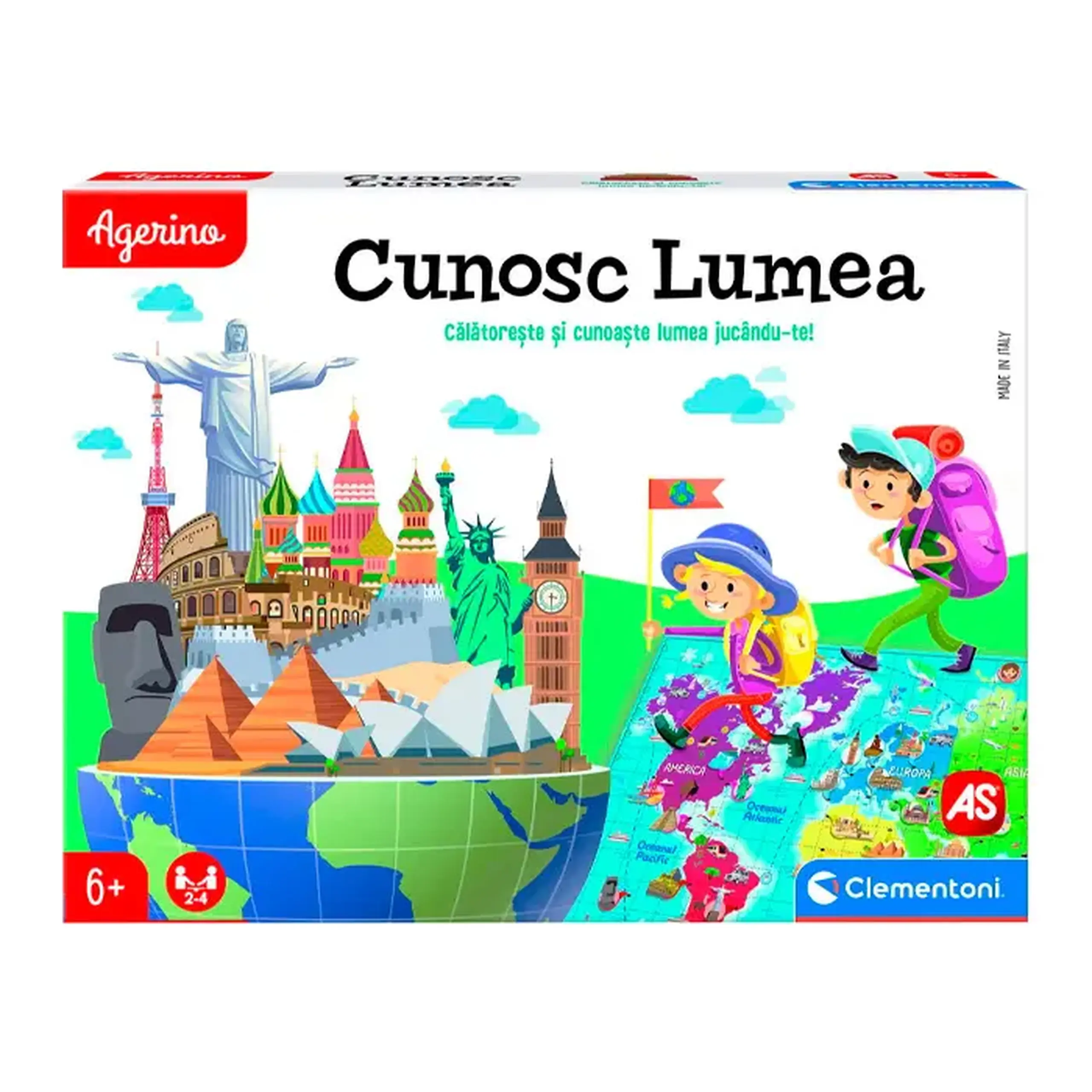 Joc de masa Clementoni: Agerino: AS: Cunosc Lumea 50744