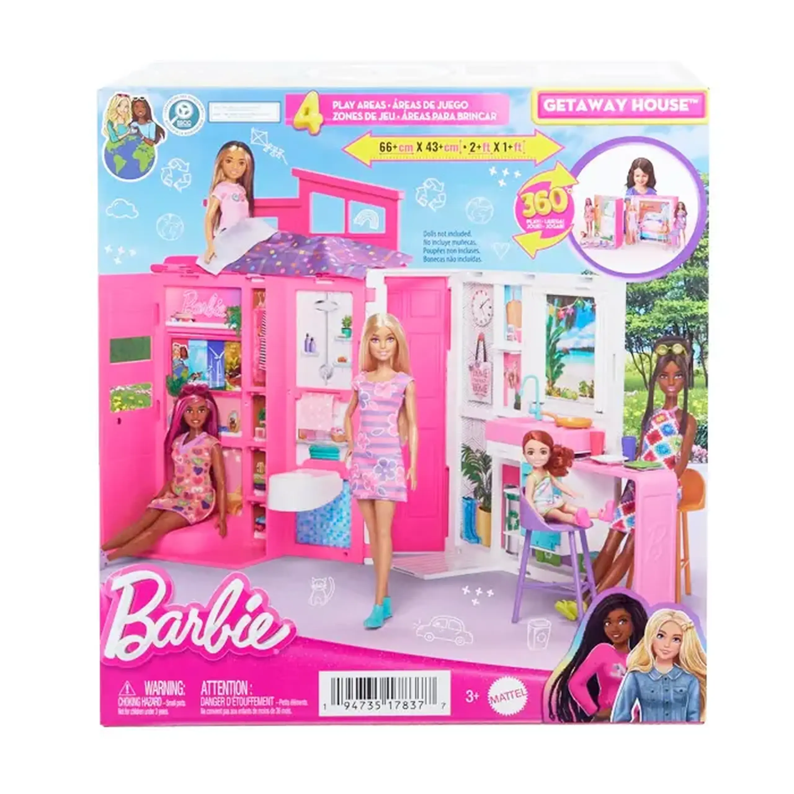 Casuta Barbie Getaway House HRJ76