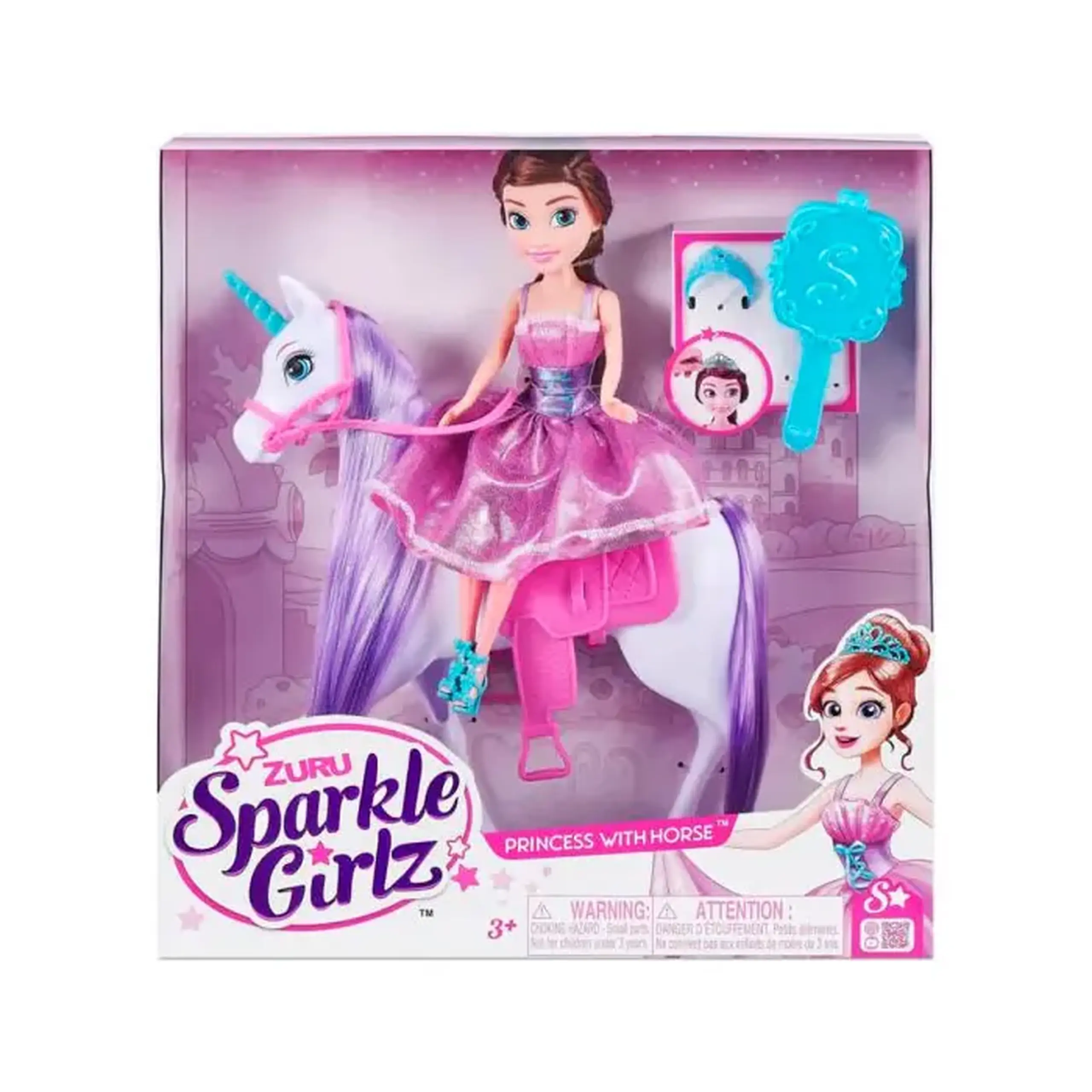 Papusa cu unicorn SG "Princess With Horse" 10057